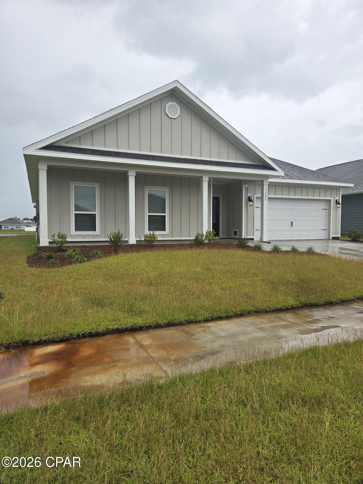 The Victoria is a large open floor plan that is a great addition to our Tradition Series homes at Hodges Bayou. The Victoria is a 4-bedroom, 2.5-bathroom, 2 car garage home that has 2,275 square feet and many features. It is a popular floorplan built at many of our communities here in the sunny Panama City, Florida. As you approach the Victoria floor plan, you will notice the large covered front porch and beautiful Hardie Board Plus siding that covers all sides of the house. There is also a covered back patio that has plenty of room for patio furniture to enjoy your morning coffee or having friends over. 

On the inside of the Victoria, you'll notice the sunlight that radiates throughout the home from the many windows and the EVP flooring throughout the main areas of the home. Each bedroom has plush carpet floors and closets with ventilated shelving. The large open living room has tray ceilings and a ceiling fan and opens to the kitchen and dining area. The kitchen and full bathrooms have beautiful white cabinets and elegant white quartz countertops. The primary bathroom features a double vanity and a separate tub and a shower with glass doors next to a walk-in closet, saving you space in the main bedroom. The guest bathroom also features a double vanity and plenty of cabinet space.

Appreciate the convenience of a Smart Home technology package, featuring keyless entry and an intuitive control panel for your thermostat, lighting, and security systems. The exterior of this home features Hardie Color Plus Siding and is uniquely engineered to stand up to the harshest elements from wind, rain, fire, freezing temperatures, and hail. Dimensional shingles with 30-year warranty. A landscaped front flower bed at entry way and fully sodded yard. Our Hodges Bayou community features underground utilities making it less susceptible to damage from severe weather leading to fewer outages and more reliable service. Embrace the lifestyle you deserve where every detail is curated for your ultimate enjoyment.

Come and see for yourself why the Victoria is a popular floor plan for new home buyers. To see this floor plan at Hodges Bayou call us schedule an appointment.