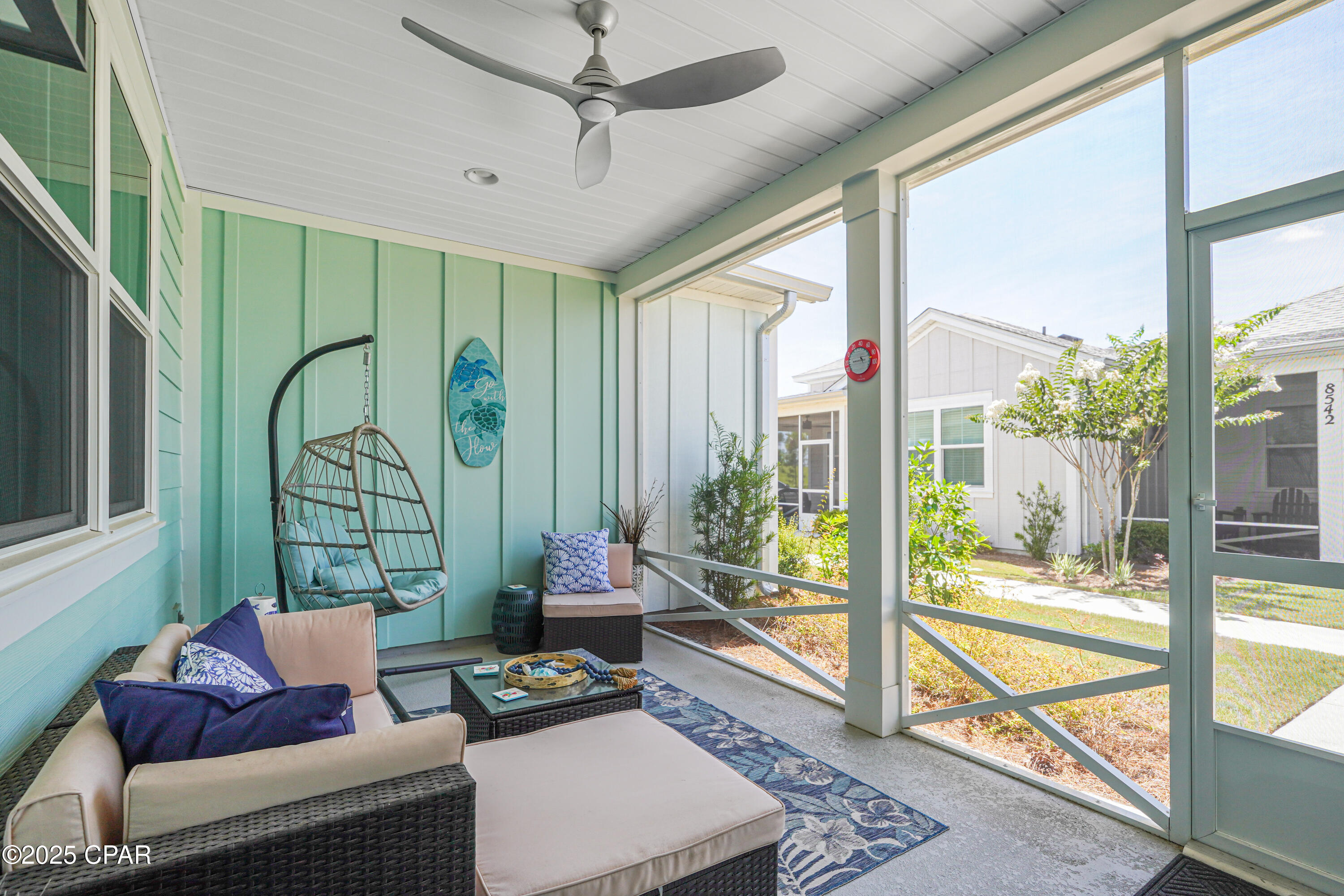 Highly motivated seller! Ready to negotiate! Seller will consider a carpet replacement incentive (carpet in bedrooms). 

Carefree Coastal Living in Latitude Margaritaville Watersound! Welcome to the beautifully appointed Camellia Cottage, a perfect blend of comfort and style in one of the Gulf Coast's most sought-after 55+ communities. This charming home boasts a bright and airy great room with soaring cathedral ceilings and laminate flooring creating the perfect space to relax or entertain. The chef-inspired kitchen features elegant quartz countertops, a classic tile backsplash, upgraded electric range, microwave, and a large center island--ideal for casual dining or happy hour with friends. Just off the kitchen, a spacious dining area offers plenty of room for gatherings. Retreat to the spacious primary suite, complete with stylish tile flooring, a spa-like tile shower, dual quartz vanities, and a custom walk-in closet with built-ins for effortless organization. A comfortable guest bedroom and upgraded guest bath--with tile flooring, tile shower, and convenient grab bars--offer a welcoming space for visitors. Enjoy Florida's year-round sunshine from your private screened-in porch, the perfect spot for morning coffee or evening breezes.

Nestled within a vibrant golf-cart-friendly community with nearby trails and underpass access, this home offers the Margaritaville lifestyle at its finest--fun, freedom, and low maintenance. Your laid-back, luxury lifestyle awaits!

The amenities at Latitude Margaritaville Watersound offer a 2 story full service restaurant, resort style outdoor pool both overlooking the Intracoastal Waterway, A state of the art fitness center with an indoor lap pool and spa, fitness classes, water aerobics and more. Pickleball and tennis courts, a bandshell with a dance floor and music every Friday and Saturday night / activities year round. Kayak launch, game lawn with bocce ball, cornhole and ping pong. A theater, pet grooming, workshop and ceramics shop just opened. A future public marina and commercial area are planned with Publix grocery store, shopping and dining. 

This home has the builders Master Care warranty which in effect 2 years from original close date and a Builders 2/10 year structural warranty from the original build/close date. All lawn care is maintained by the HOA, exterior paint and roof replacement on a maintenance schedule are done by the HOA. Easy, carefree living! Must see this home and beautiful community! The lifestyle of this coastal Florida community awaits you!