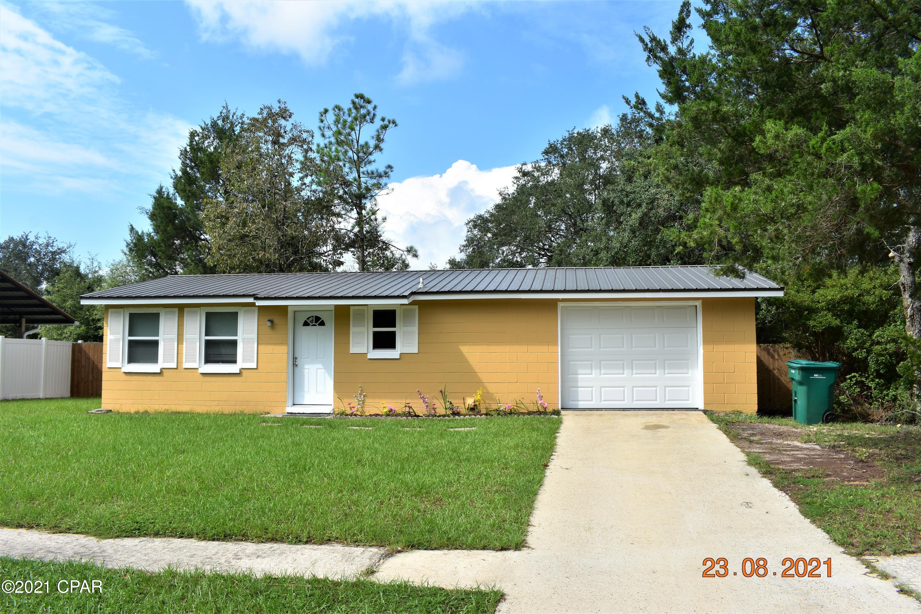 *Under contract- seller taking back up offers* Adorable newly renovated 2/1 home in Sunny Hills subdivision! Home features new vinyl plank flooring throughout, new paint inside and out, new appliances, new cabinets/counters, tiled area above tub, fenced back yard. Home also has a single car garage with new door and newly painted floor. Windows and roof were installed within last 5 years. Must see!