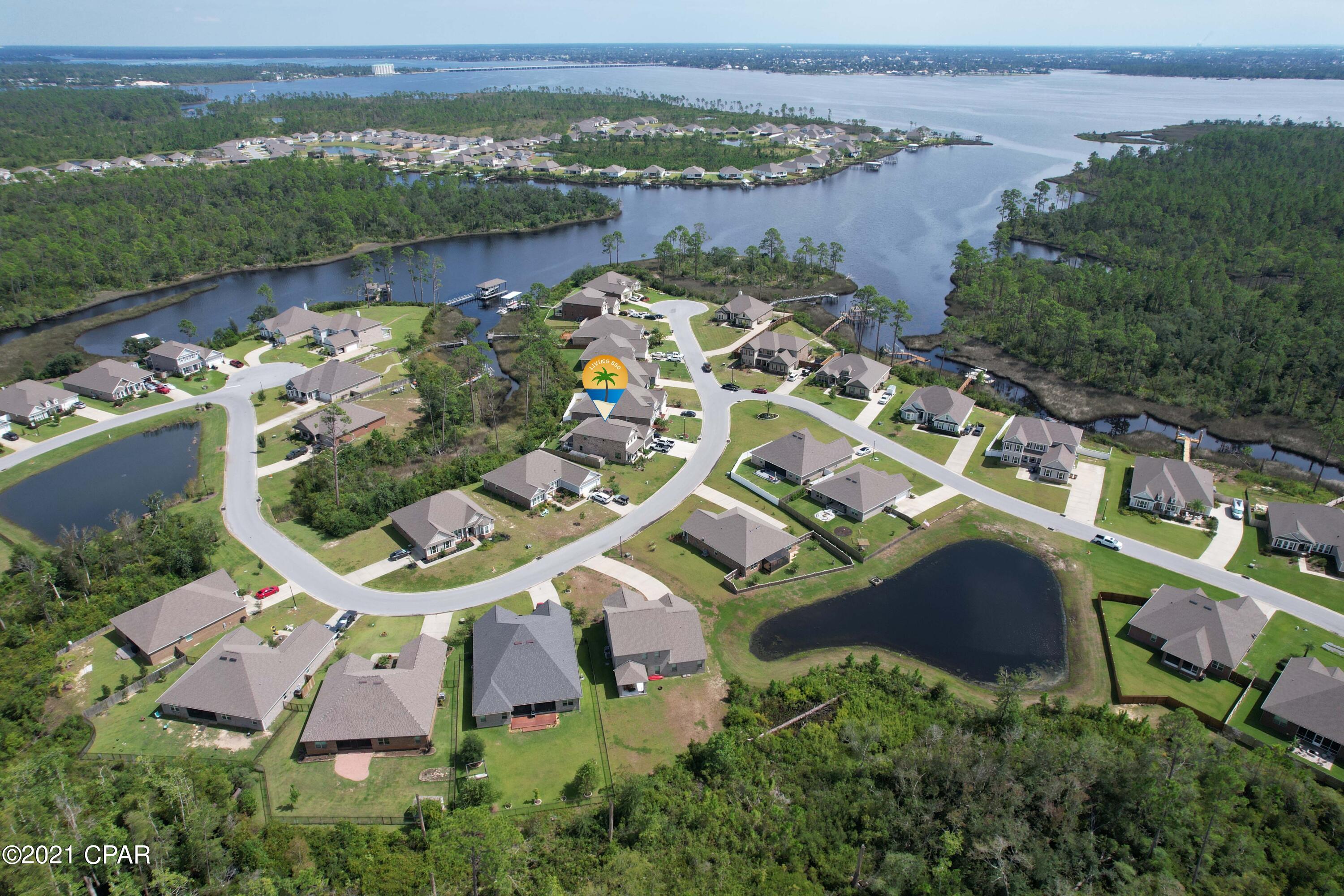 ACTIVE CONTINGENT TAKING BACKUP OFFERS! There is not a better deal for a house like this! Beautiful home in Fanning Bayou built in 2017. Bayou with Gulf access.  Beautiful cabinets, granite, hardwood flooring.  Large family room. Oversized kitchen overlooks large great room. First floor master Suite.

Community has a huge swimming pool for all to enjoy! Large Master downstairs and 3 large bedrooms upstairs with 2 full baths. A dock can be built as many of the neighbors have one. Dock would not have water access for a boat but could access bayou with a canoe or a paddle board.