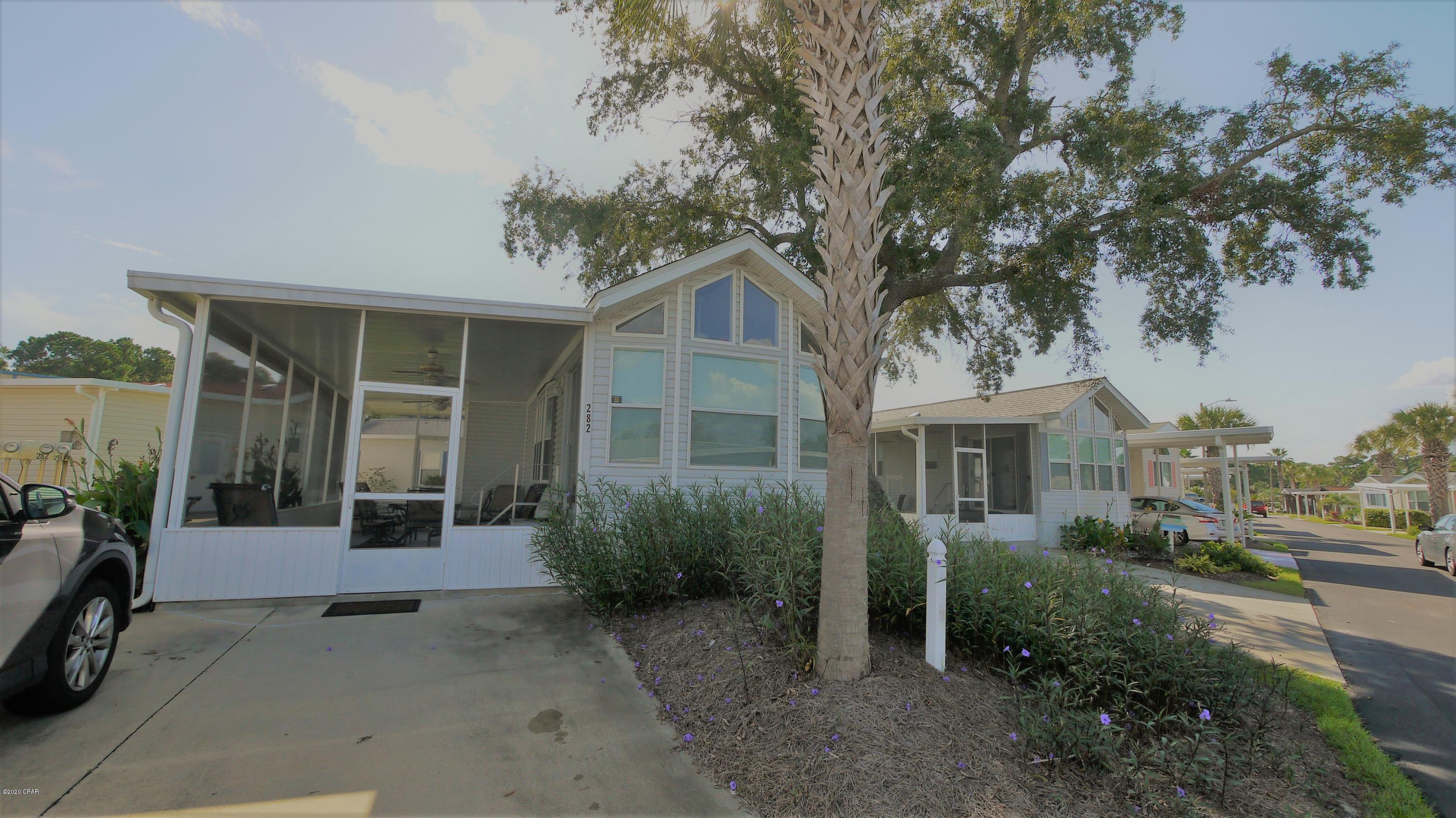 Cozy Tiny Home available for Rent -Adorable 1 bedroom 1 bath furnish home in Emerald Pointe Resort. This home also has a large screened porch for extra living space. Most utilities included - Tenant responsible for Electric, internet, and upgrades to cable. The community offers a large club house, exercise room, 2 pools (1 heated seasonally), hot tub, lake, playground shuffleboard court.