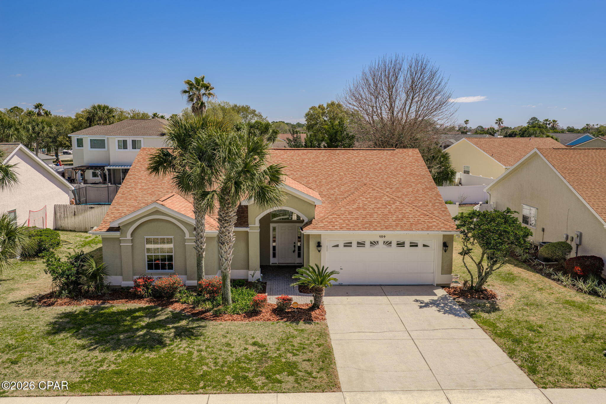 Major price improvement offered at an incredible value! Experience coastal living at its finest in this beautifully maintained 3-bedroom, 2-bath home with a spacious bonus room, located just minutes from the beach. Designed with comfort and style in mind, this home offers an open layout that is perfect for both everyday living and entertaining.

The thoughtfully designed floor plan features generous living spaces, well-appointed bedrooms, and a versatile bonus room that can easily serve as a home office, media room, or guest retreat. The kitchen flows seamlessly into the main living area with gas fireplace, creating an inviting space to gather with family and friends.  The home also boasts a large dining area off the kitchen and laundry room with new washer and dryer. The home features a new A/C unit, roof, garage door, fence, and carpet as well.

Step outside and enjoy the relaxed coastal lifestyle with a fully fenced large backyard and patio area with retractable awning and room for a pool.  The beach is just a short walk or golf cart ride away! 

The community of Summerwood is family friendly with sidewalks and a community pool.  It's conveniently located approximately 1 mile from Pier Park where you can enjoy shopping, dining, and entertainment making this home the perfect blend of location and lifestyle.
