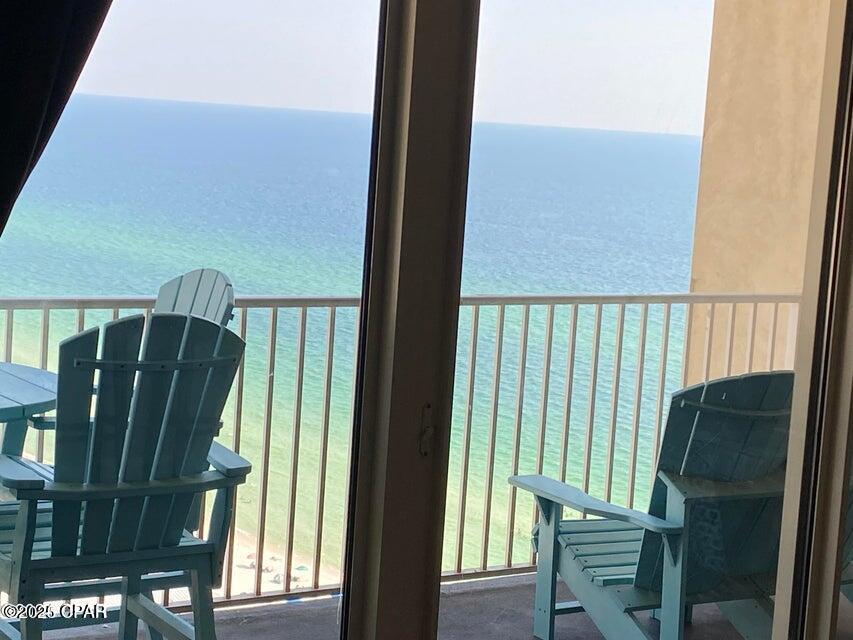 PRICE IMPROVEMENT just in time for High Season, with $15k in upcoming bookings!

Yes, the balcony construction is complete, and this condo is fully move-in and rental-ready -- making this an exceptional opportunity at Shores of Panama.

This beautifully updated 1BR + Bunk, 2BA Gulf-view unit comfortably sleeps 6 and is being sold fully furnished. Interior features include a modern kitchen with like-new appliances, a premium mattress in the primary bedroom, and custom-built, adult-rated bunk beds with beach mural and sliding barn door. Quality furnishings throughout were selected for durability and strong rental performance.

Reserved parking space and a private same-floor storage unit with shelving are both prepaid through 2026 -- a valuable added benefit for owners and guests.

Shores of Panama offers a 14,000+ sq ft lagoon-style pool, heated indoor pool, indoor/outdoor hot tubs, sauna, tiki bars, fitness center, and on-site coffee shop. The resort's major exterior improvements are well underway, positioning it ahead of many properties still facing upcoming state-mandated work.

With construction complete on this stack and pricing strategically repositioned, this condo presents a timely opportunity for buyers seeking income potential and personal enjoyment in one of Panama City Beach's premier Gulf-front resorts.

Additional details available in Documents. Buyers to verify all information if important.