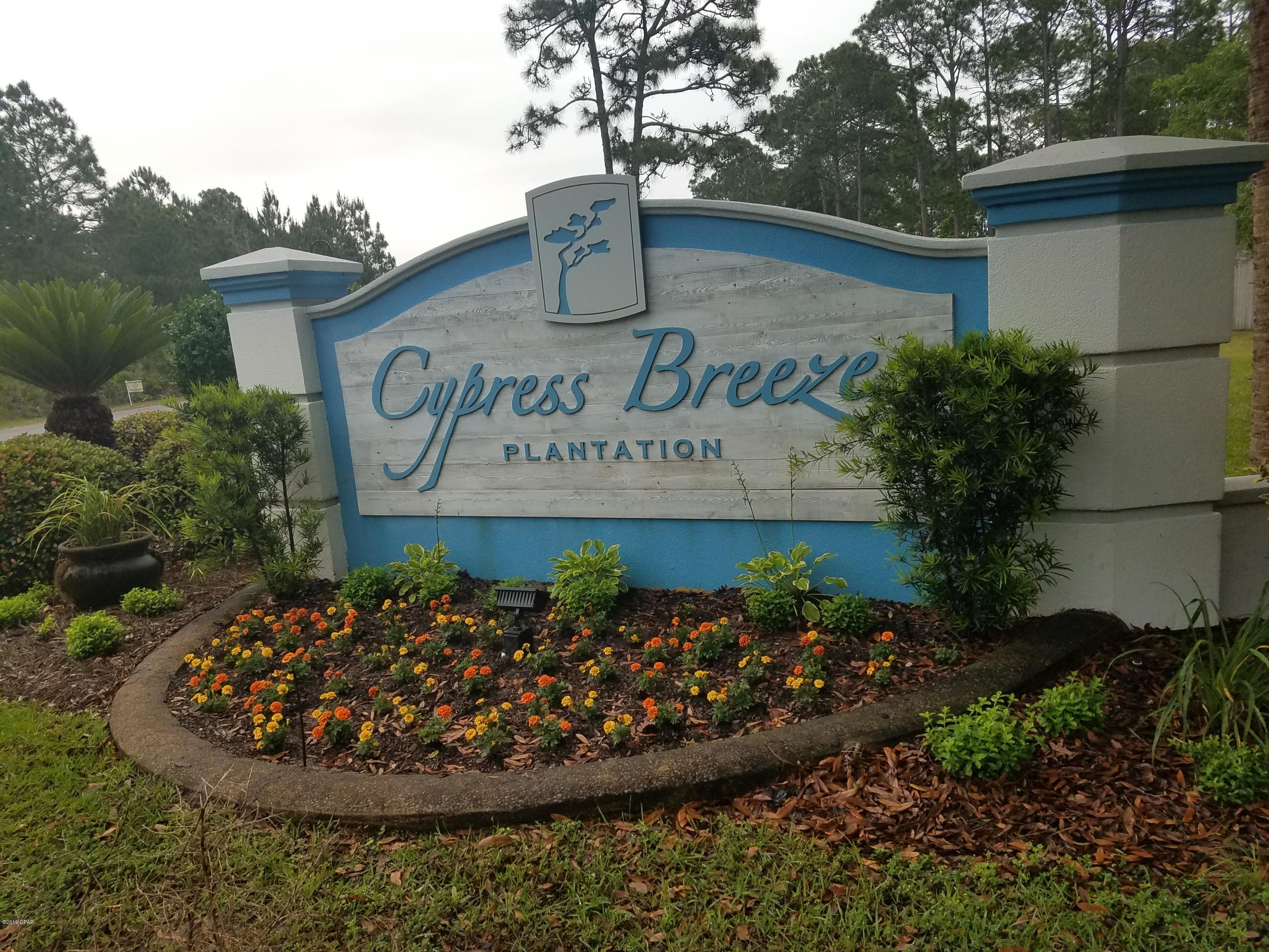 Great opportunity to get a large lot located in a Cul-De-Sac and backing up to preservation area in the highly desired Cypress Breeze Plantation subdivision. Lot shape perfect for long driveway and privacy. No build out time. Short walk to the luxurious resort-style pool. This gated Community is just ½ mile from Ed Walline Beach Access at 30-A, shopping, Gulf Place and entertainment. Don't need flood insurance. Utility tap fees have been paid.This is the perfect place to raise a family as a main home, relax at a beach retreat, or invest as a rental property.