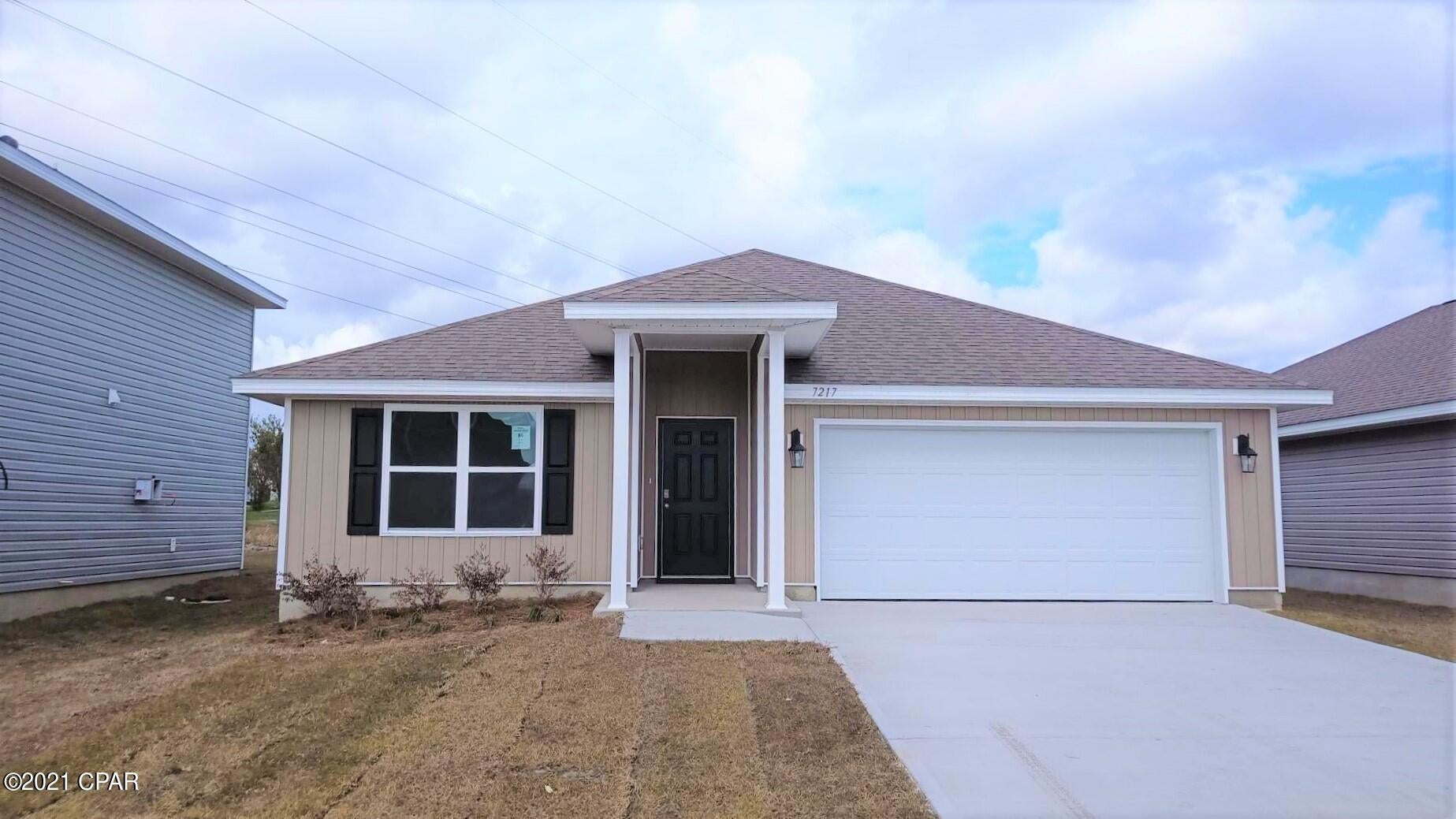 Welcome to the newest phase in Olde Town Village! The Cali floor plan has two bedrooms just off the foyer with a shared bath. The kitchen is open

and spacious with plenty of cabinetry, a corner pantry, and a center island with a sink and dishwasher. The standard appliances include, a stove, microwave and dishwasher. Bedroom 1 is just off the large living area and has a dual sink vanity, a large soaking tub, separate shower and a walk-in closet. Additional features include vinyl flooring throughout the common areas, carpet in the bedrooms, and nickel hardware on interior doors. A standard Smart Home package includes a KwikSet keyless entry, Skybell doorbell, automated front porch lighting, an Echo
Dot device, and Quolsys touch panel which can be integrated to control your lighting, thermostat, front door and so much more.
A builder 10 year structural warranty is also included.

Pictures, photographs, floor plans, elevations, features, colors and sizes are approximate for illustration purposes only and will
vary from the homes as built. Home and community information including pricing, included features, terms, availability and
amenities are subject to change and prior sale at any time without notice or obligation. For Move-In/Completion Estimates:
Ready dates are estimates only. Timing of completion of construction and buyer move-in are subject to contingencies
contained in home purchase agreement and governing jurisdictions issuance of a certificate of occupancy, and may change due to forces majeures and other delays or disruptions outside the reasonable control of the Builder.