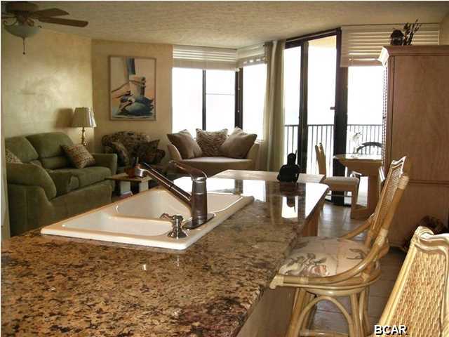 Your chance to own a renovated and furnished Gulf Front property has arrived. Prices are low, rents are up, don't miss out on this beautiful Sunbird condo. Recently remodeled, this unit is move in condition and rental ready with tile floors, granite countertops, tiled shower and a high end furniture package. New A/C being installed by seller 10/16/14 - comes with 5 yr warranty. This is a turn key investment with great rental history. Located on the 7th floor, the views of the Gulf of Mexico are spectacular. Call today!!!! This price is NOT a short sale or foreclosure.