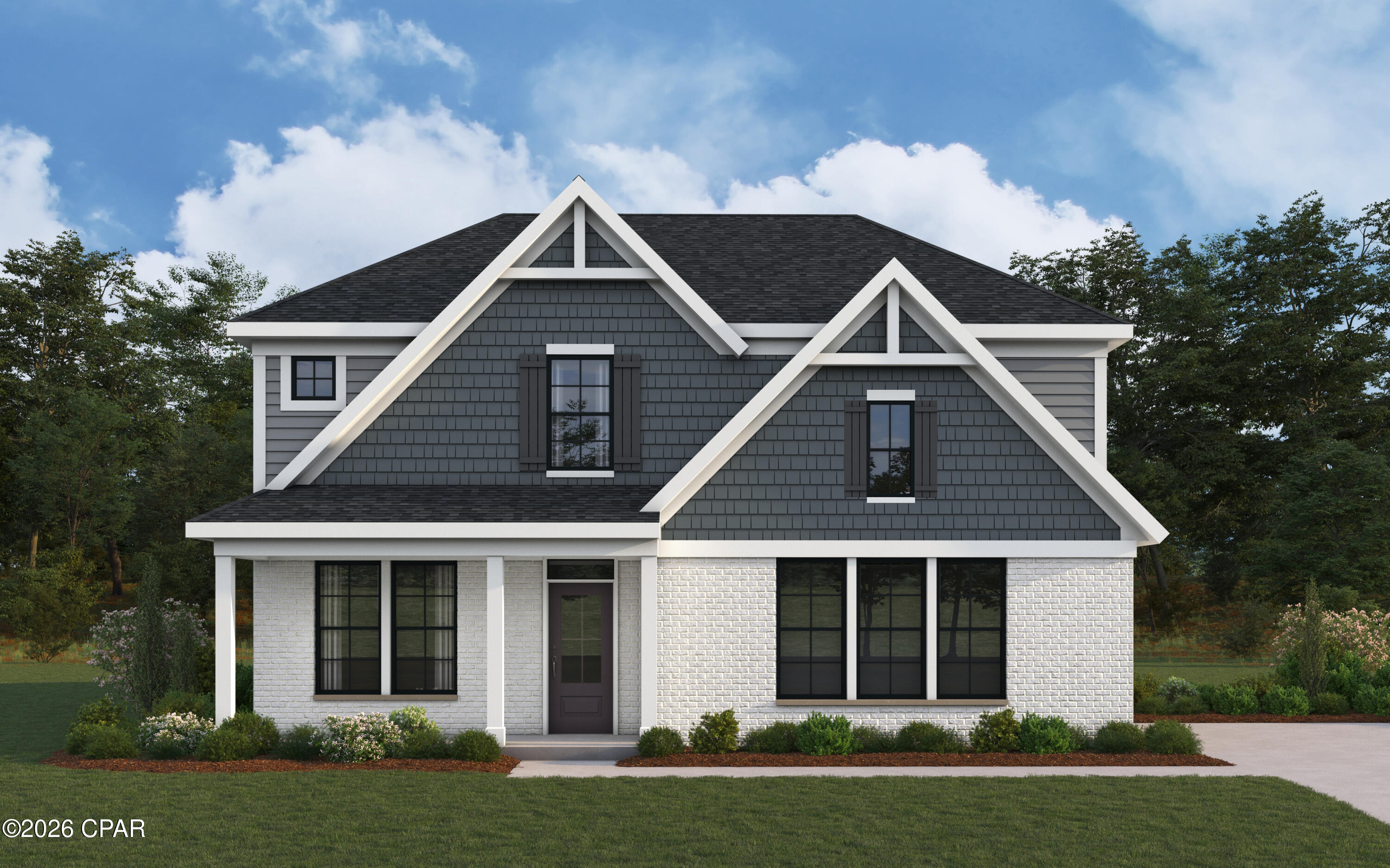 New construction by Fischer Homes in the beautiful Salt Grass at Ward Creek community, featuring the stunning Olive design. This unique plan offers 4 bedrooms, 3 full baths. The expansive family room is the perfect gathering space. Spacious open kitchen with a large island and walk-in pantry connects to the morning room, that walks out to the patio. The owner's suite is on its own level and features a spacious private bath and oversized walk-in closet. Included is a versatile recreation room that can be customized into a guest suite. The spacious 2-bay garage completes this exceptional home.