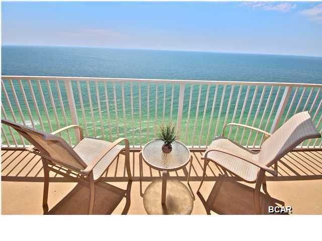 GREAT BUY on a Condo in the desirable Tidewater Development. This unit has one Big Bedroom with Full Bath, and Bunks in Hallway with another Full Bath. Most owners furnish with a Pull-Out Sofa in Living Area which allows this unit to easily sleep 6 people. Tidewater is one of the favorite developments for Vacation Renters because of all of the Great Amenities and Great Location just West of Pier Park. Owners of Vacation Rental units in Tidewater enjoy some of the highest occupancy rates of any development on Panama City Beach. This unit has a Full Kitchen with Granite Counters and Breakfast Bar, also has a Washer & Dryer. Recently completed Clean-Up and Fix-Up with fresh paint and ready for you to decorate and furnish to your taste. Enjoy the Absolutely Beautiful views of the Gulf