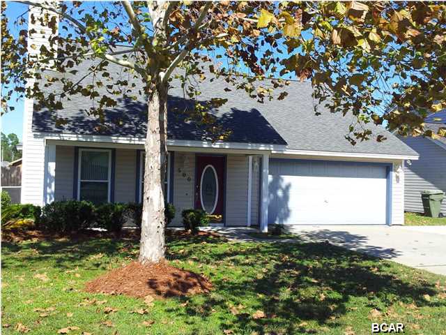 LYNN HAVEN 4 BEDROOM 2 1/2 BATH HOME-CENTRALLY LOCATED NEAR SCHOOLS, SHOPPING, HOSPITALS, SHERIFFS DEPARTMENT, FAST FOOD, GROCERY STORES, POST OFFICE,FEATURES AN OPEN FLOOR PLAN WITH A LARGE GREATROOM WITH FIREPLACE-THE MASTER BEDROOM WITH MASTER BATHROOM CONNECTS TO A WALK-IN CLOSET. ALSO ON THE FIRST FLOOR IS AN ADDITIONAL BEDROOM THAT COULD ALSO SERVE AS A NURSERY OR OFFICE-A CONVENIENT HALF BATH IS NEARBY AND LARGE LAUNDRY ROOM. TWO ADDITIONAL BEDROOMS ARE UPSTAIRS-ONE IS OVER-SIZED AND COULD ACTUALLY BE USED AS A GAME ROOM OR THE PERFECT MAN-CAVE. THERE IS ANOTHER FULL BATH UPSTAIRS THAT IS SHARED WITH ANOTHER BEDROOM JACK AND JILL STYLE-BACK YARD HAS BEEN PROFESSIONALLY LANSCAPED AND FEATURES A lARGE PATIO LOCATED JUST OFF THE KITCHEN-WORKSHOP OR STORAGE BUILDING IS A BONUS
