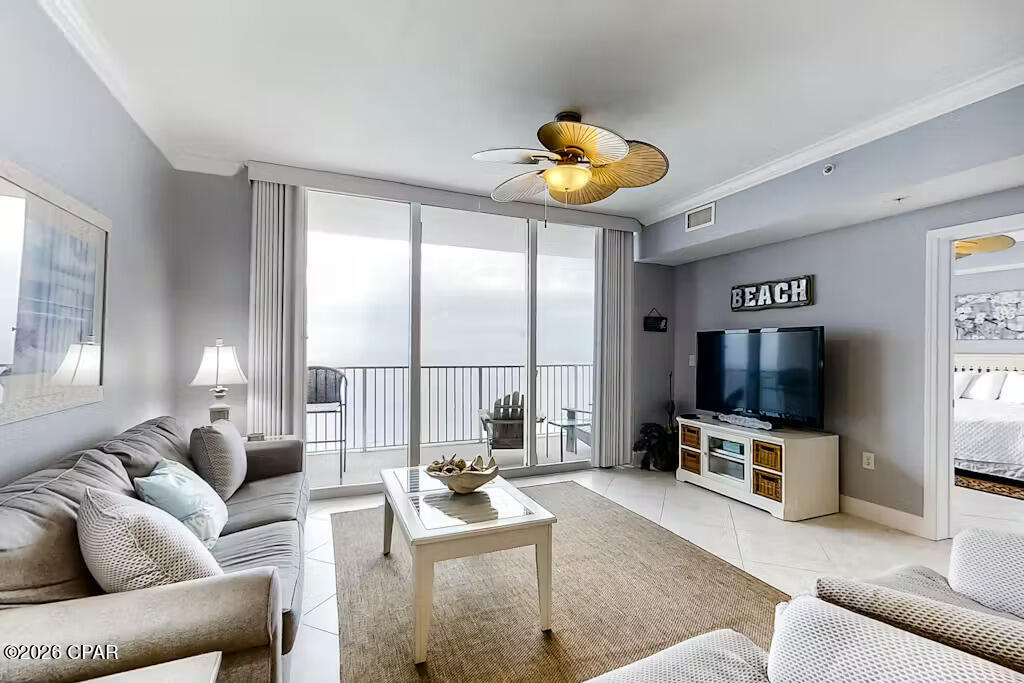 Rare Gulf-Front Gem at Tidewater Beach Resort! It features a true GULF-FRONT MASTER BEDROOM SUITE! One of the few condos in the entire resort with direct emerald-water views and that perfect morning light, while enjoying your coffee in bed.

The spacious bunk room is wonderfully flexible--ideal for grandkids or extra guests. Two full baths mean no morning rush, and it's fully furnished with range, microwave, refrigerator, dishwasher, plus in-unit washer and dryer. Immaculately maintained, spotless, and ready for you to unpack and start enjoying.

Step outside to the good life at Tidewater Beach Resort: two lagoon-style pools overlooking the Gulf, hot tubs for soaking, a heated indoor pool, fitness center, saunas, movie theater, arcade, on-site dining, tiki bar, and over 600 feet of pristine sugar-white beach at your doorstep. Stroll the shores, dip your toes, or settle in with a book--everything feels relaxed and unhurried, just like the best vacations of years past.

This isn't merely a condo; it's your front-row seat to timeless Gulf beauty, wrapped in comfort and convenience. 

Trade in the Nashville or Atlanta traffic for gorgeous Gulf sunsets, right now!