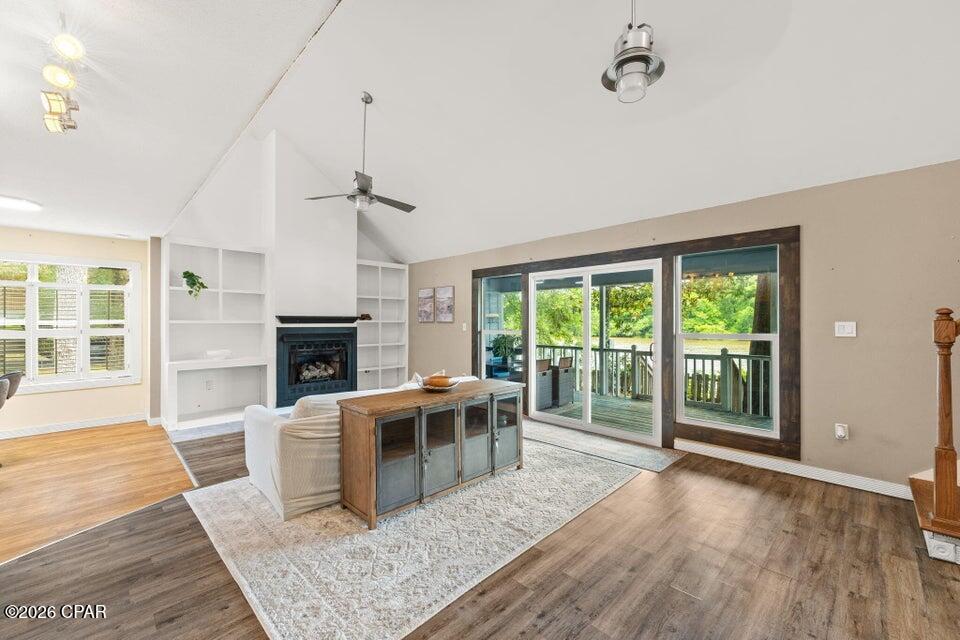 This 3-bedroom home sits on the peaceful banks of the Choctawhatchee River, offering beautiful views, incredible fishing, and direct access to the outdoor lifestyle that makes Northwest Florida so special. Whether you're looking for a full-time residence, weekend retreat, fish camp, or investment opportunity, this property offers endless potential. The home features vaulted ceilings, a fireplace, custom built-ins, and stunning river views from the living area and back porch. Located just seconds from the public boat ramp and approximately 20 minutes from Panama City Beach, you'll enjoy the perfect balance of privacy, recreation, and convenience. Recent cosmetic updates have given the home a fresh, clean feel while still leaving plenty of opportunity for a new owner to make it their own. Priced aggressively and offering an excellent opportunity to build equity, this is one of the most affordable riverfront properties on the market. Seller is motivated and welcomes offers. Schedule your showing today and experience the potential for yourself.