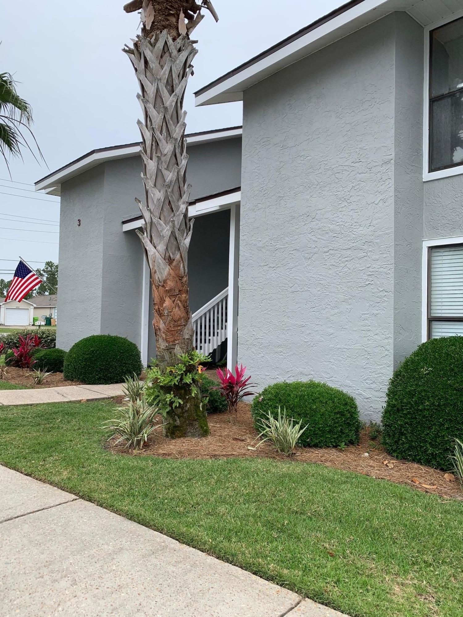 1 Bedroom/1.5 Bath Condo on East end of Panama City Beach - Waterfront complex. Furnished or unfurnished if needed. Rent includes: Water/Sewer, Trash, Basic cable plus 2 Premium channels. Tenant responsible for Electric and Internet. Private balcony and 1 assigned parking space. Point Lagoon offers a community pool and dock over looking Grand Lagoon. Second floor unit. No pets as per COA.