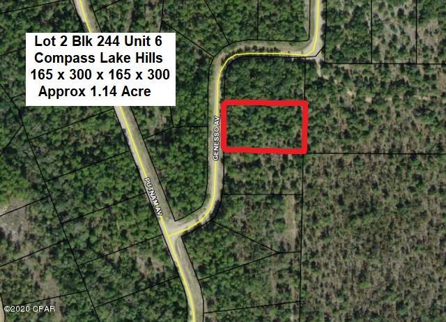 NICE HIGH & DRY LEVEL 1+ ACRE LOT on High Elevation in the Compass Lake in the Hills community of NorthWest Florida. Conveniently located just about 20 minutes South of Interstate 10 at Marianna and about 40 minutes North of Panama City for Shopping, Restaurants, Entertainment, and Beautiful Gulf Beaches. Site Built or Modular homes only, no Mobile Homes allowed in this area of the development. As an owner in this development you have access to Private McCormick Lake for Swimming, Fishing, Kayaking, etc as well as the Lodge on Compass Lake with Swimming Pool etc. Come enjoy the Quiet Peaceful environment of Compass Lake in the Hills. ACT NOW to take advantage of this Opportunity to purchase a BIG LOT at a GREAT PRICE  !!