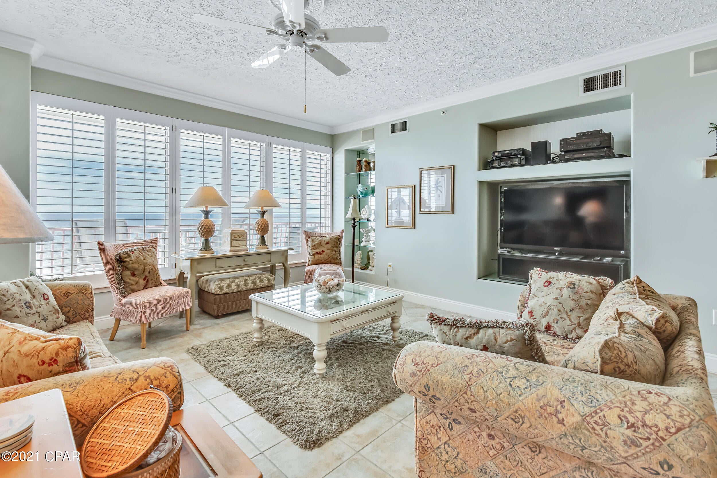 **OVER 2,300 sq. ft.** This stunning 8th floor condo at Hidden Dunes is offered fully-furnished and ready to rent or enjoy. People love the large balconies and fantastic pool and there is even an exercise room for the ambitious fitness lovers. Enjoy a full-sized, spacious kitchen and an open concept with fantastic gulf views from the dining room, main room, kitchen and master bedroom. The master suite is also generous with plenty of room in the bedroom and a soaking tub, separate shower AND walk-in closet. The laundry room is also large and the additional two bedrooms are away from the master (split-plan) for privacy. Make an appointment to see this beautiful condo today. **COVERED PARKING SPACE AVAILABLE TO PURCHASE SEPARATELY**
