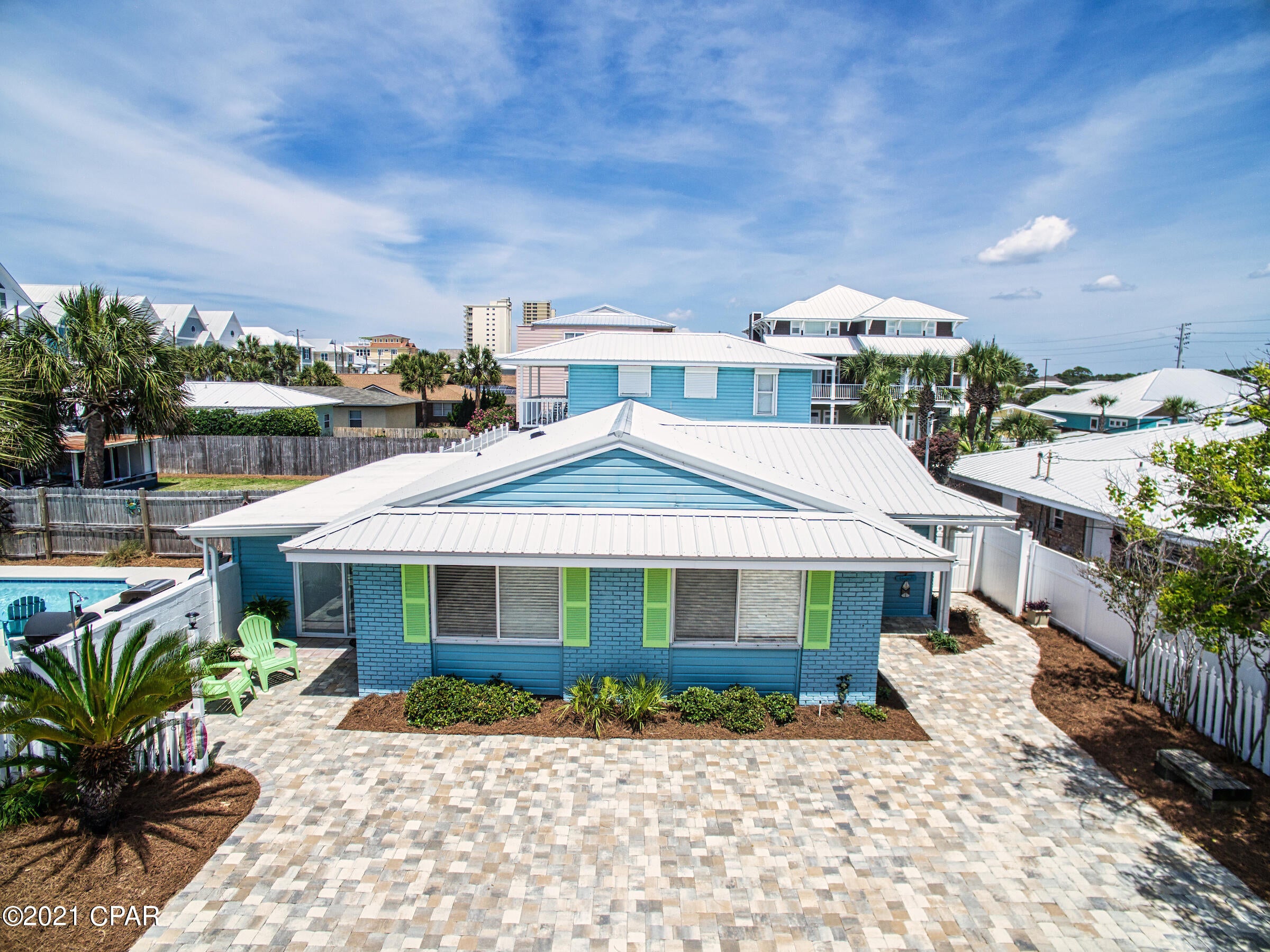 CURRENTLY UNDER CONTRACT, SELLER ACCEPTING BACKUP OFFERS

Walkway19 to the beach is only 60 steps from the driveway. This is a completely renovated and updated VACATION RENTAL MACHINE. IT SLEEPS 24. It has TWO KITCHENS and TWO DENS. A list of all of the updates is in the documents. CHECK OUT THE VIDEO. Both kitchens have stainless steel appliances and granite counter tops. Granite Island in main kitchen. It has 5 bedrooms with closets but also has another sleeping area with a king and queen bed. All new plank flooring and shiplap ceilings throughout with beautiful wood trim, It has fresh interior paint. All of the bathrooms have been renovated with new vanities and granite tops and shower doors along with Bluetooth lights and music. The pool and deck  has been resurfaced and has 2 LED ligh This really is a RENTAL MACHINE. We have people who rent this house year after year. People love that it is so close to the beach. You can be on the sand in a couple of minutes from when you leave the front door. The house has so many sleeping areas and large common areas that it can handle large groups and everybody still has their space.

We have on the books over $100,000 in base rents booked in 2021 as of the listing date. Over $70,000 in base rents are left after the listing date in 2021 as of now. There will be more bookings that occur for the balance of the year.  It would be a good bit higher but we were under construction for a couple of months and obviously couldn't rent. Also, the current rents were based on house before the updates.  

Showings are by appointment only on turn dates.

Thank you for considering our beautiful "Slice of Paradise."
It can be YOURS soon.