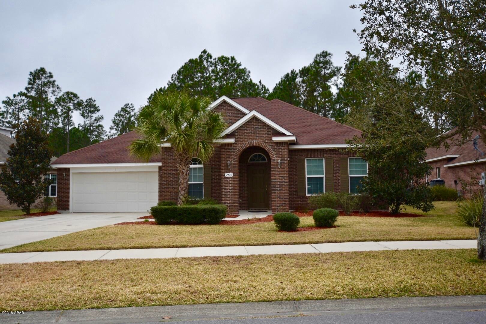 Welcome home to Hawks Landing!  This stunning EXECUTIVE-STYLE home is located only minutes to restaurants, shopping, and some of the best schools within Bay County. Over 3660 sqft, 4 BED/3.5 BATHS are ready for your family.  As you enter this David Weekley CERTIFIED FLORIDA GREEN AND ENERGY STAR HOME, you will notice the open foyer and 10 foot ceilings that lead you into the spacious great room, highlighting the stunning views of the outdoor living area, exposing the over-sized lanai and screened in pool/luxurious spa. The kitchen is sure to be any home chef's favorite; it features custom cabinets and overlooks the great room and dining area. Family and friends are sure to enjoy gathering around the beautiful granite top breakfast bar.  This area is also pre-wired for sound. This home has it all with an open floor plan and generous sized entertainment space. The den could also become your 2nd bonus room, playroom, or gym.  Flexibility says it all as your 4th bedroom is also suited as an office.  Relax and unwind by the pool or in the spa; the outdoor living includes speakers within the covered lanai.  The second floor bonus/theater room is equipped with 6 ceiling/walll speakers, offering the superior audio quality and surround sound for movie night or the big game.
 
The split floor plan provides privacy between owner's suite and additional bedrooms. The Master bath highlights a double vanity, walk in shower, and soothing whirlpool tub, with pre-wired area for a future speaker. 

Call for your private tour today ... it won't disappoint!  Measurements approx; verify if important.