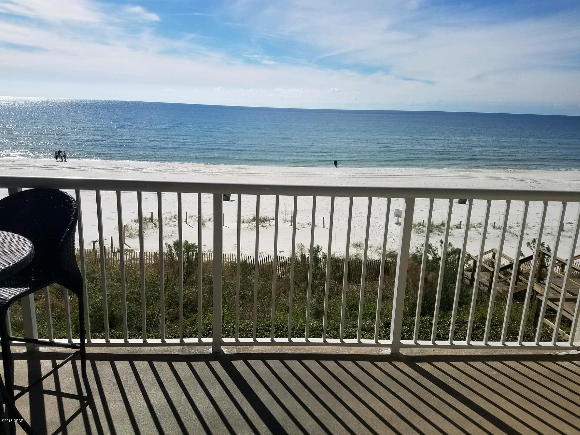 Fantastic opportunity for this perfectly situated 2nd floor location ( no elevators) with an awesome view of the Gulf of Mexico.

Tile through out with exception of the bedroom, and fully furnished/rental ready.

New water heater and A/C unit along with very nice furnishings, sleeps six with pull out sofa and bunk room, washer/dryer and exceptional wall to wall condition.

Priced to sell!

Call today as this one will not last long.