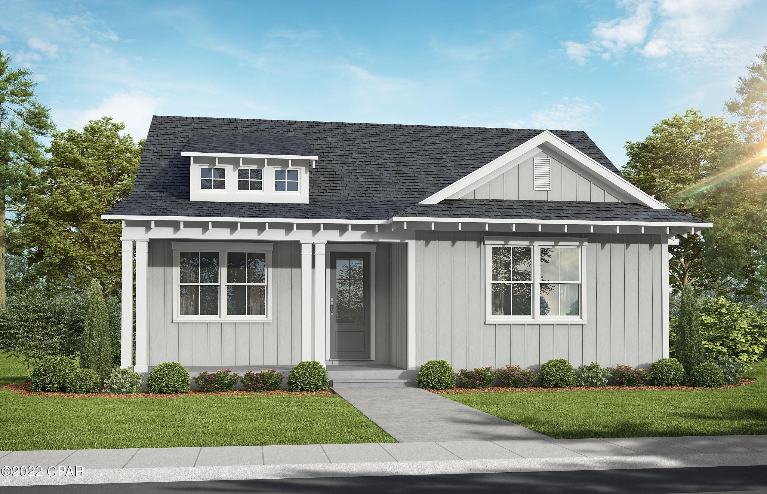 Take advantage of $37,500 BUILDER INCENTIVE with preferred lender! Harris Doyle Homes offers a Hillsboro plan in waterfront SweetBay. This charming home features three spacious bedrooms plus a large formal dining, den or study, an open kitchen with a slide-in gas range, built in microwave, quartz countertops, tile backsplash, stunning designer range hood and under cabinet lighting.The large Great Room extends out to a rear lanai. The laundry connects to the primary closet for added convenience. The primary suite features a zero-entry tile-to-ceiling shower and dual quartz vanities. The design team has incorporated stylish finishes with quartz countertops, decorative doors, designer light package, LVP flooring and crown molding. SweetBay is a walkable and golf-cart friendly community with unrivaled amenities: dock with Bay and Gulf access, boat launch for kayaking, private beach, paddle boarding, fishing, parks, junior olympic resort pool complexes, fire pits, grilling areas, sports court, miles of trails, Publix-anchored town center and future amenities including a marina! New home buyers even get priority access to top-rated University Academy, the #2 K-8 school in the state of Florida!