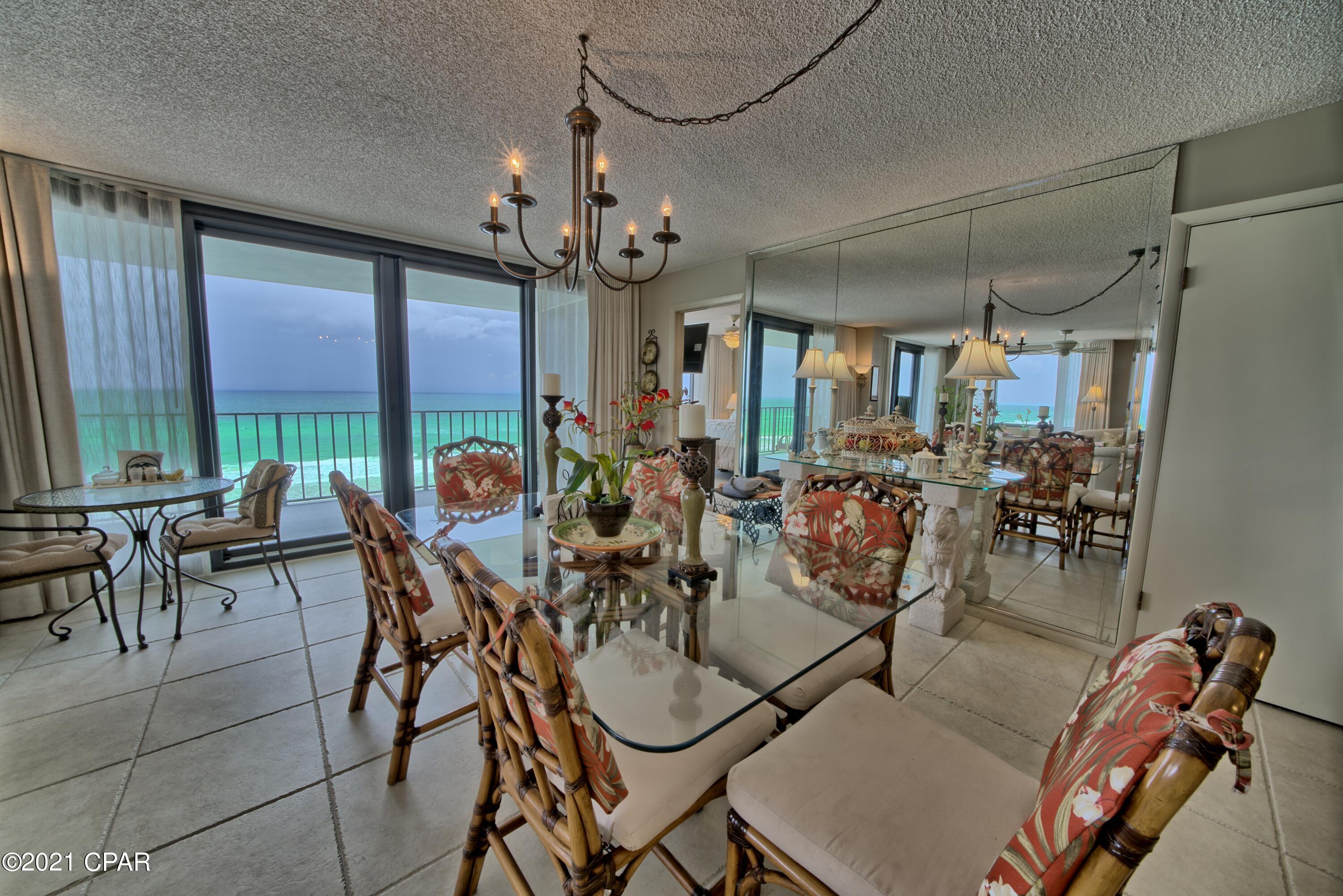 This is a non rental unit located on the much desired 6th floor. This complex has recently been totally renovated. Watercrest is centrally located close to all types of fine dining, shopping, & entertainment. This condo could become the perfect family beach getaway or a great rental income producer. This unit comes fully furnished and ready to enjoy. Thomas is a four lane street that has recently been paved. This unit gives you breathing views of the Gulf. Relax on the private beach or at the Gulf front pool, complete with huge whirlpool and Pool Bar. Enjoy awesome Gulf views and gorgeous sunsets from this 6th floor.

Heating & Air are included in HOA Fee. Antique bookcase is excluded from sale. All information is believed to be correct but should be verified by the Buyer.