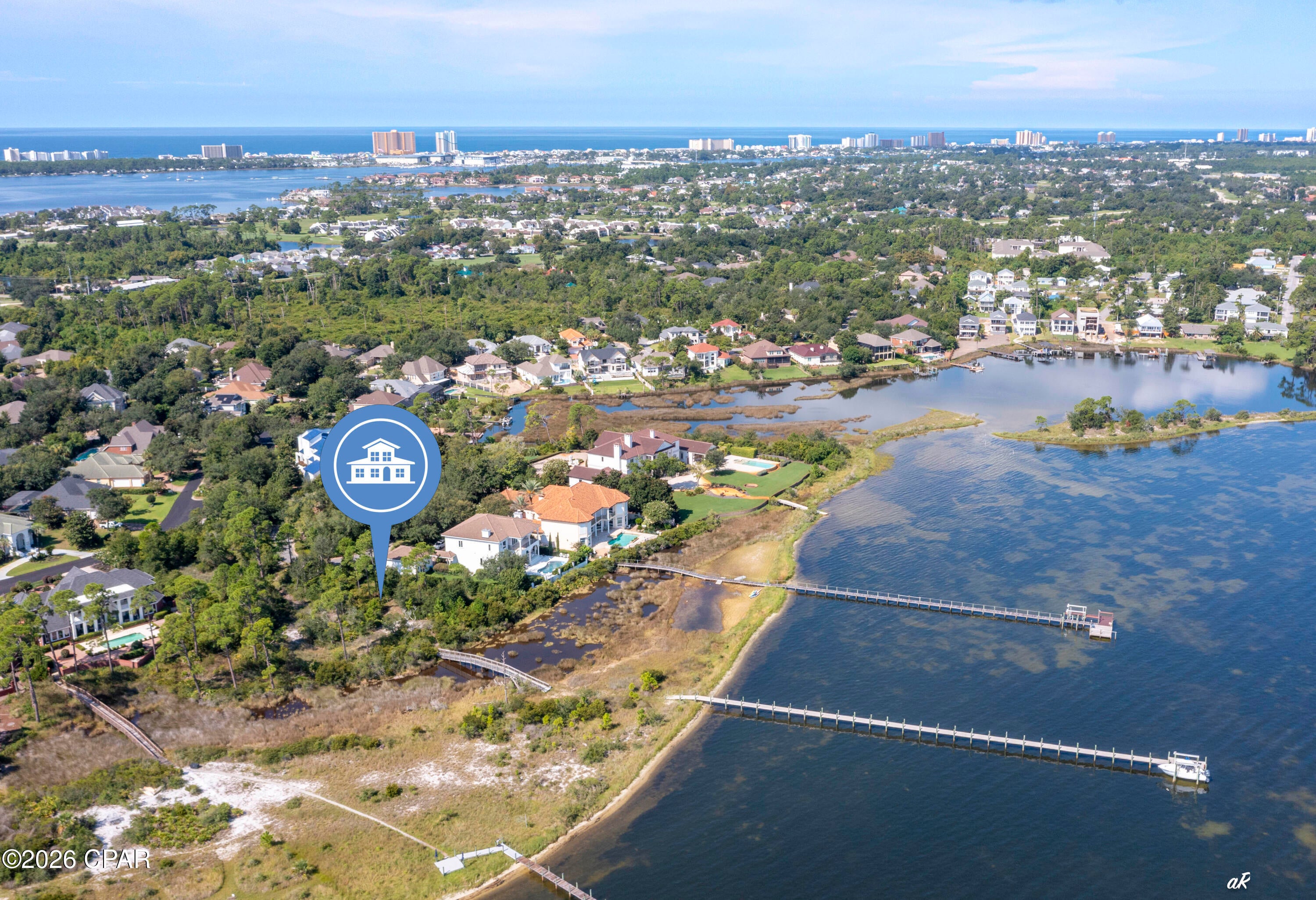 THE PRESERVE -- WATERFRONT HOMESITE WITH PRIVATE DOCK! This is your opportunity to build your dream home on a beautiful waterfront homesite at 3718 Preserve Bay Blvd. in Panama City Beach. With direct St. Andrews Bay frontage and a private dock already in place, this property is ready for you to bring your boat, kayaks, paddleboards, or simply enjoy breathtaking sunsets from the water.

Enjoy the rare convenience of boating and fishing right from your backyard, with access to the Gulf. Design a custom waterfront residence perfectly suited to the Florida coastal lifestyle.

Located in the desirable Preserve Bay community, this homesite offers a peaceful waterfront setting while remaining just minutes from Panama City Beach's beautiful beaches, marinas, restaurants, shopping, and entertainment. Whether you're ready to build your forever home or seeking a premier waterfront investment, this is your opportunity to create your own private retreat on St. Andrews Bay.