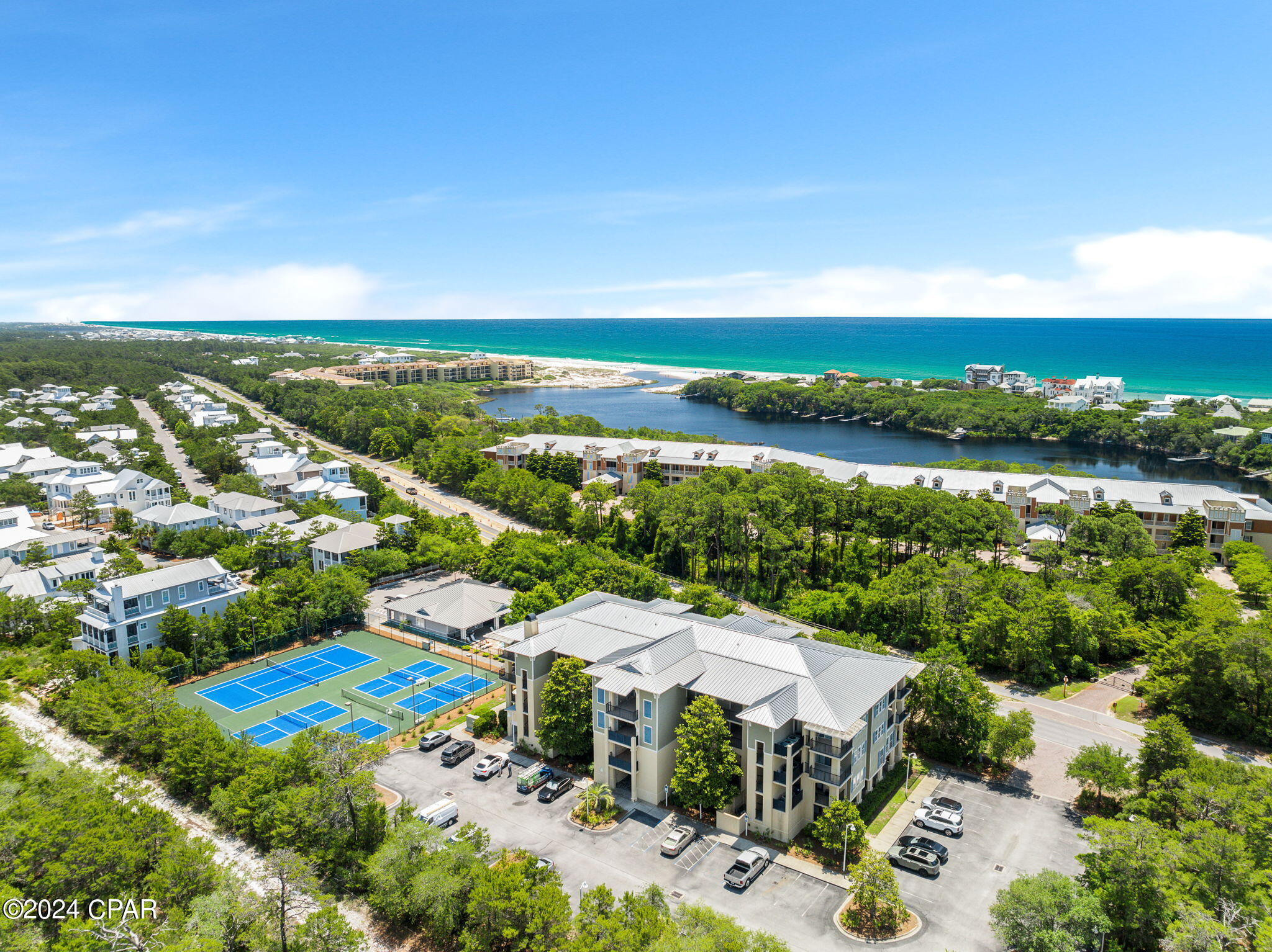 Surrounded by the splendor and nature of 30A sits a spacious retreat just steps from the sandy shores of Grayton and Blue Mountain Beaches. With three bedrooms and three full baths, there's ample room for owners and guests to congregate and enjoy each other's company. In addition to the thoughtful floor plan, unwind on the oversized balconies wrapping the residence that encourage indoor and outdoor living. 

With immediacy to community activities like pickle ball, tennis, fitness, and the inviting waters of the neighborhood pool, there's not a more convenient location at Preserve Place. Take in the surrounding outdoors with options like biking, walking, golf carting, and more to many restaurants and local favorites like Blue Mountain Beach Creamery, Red Fish Taco, AJ's in Grayton Beach, Hurricane Oyster Bar and Grill, Chringo, and the renowned Red Bar. 
 
Embrace your 30A lifestyle. Embrace living on 30A.