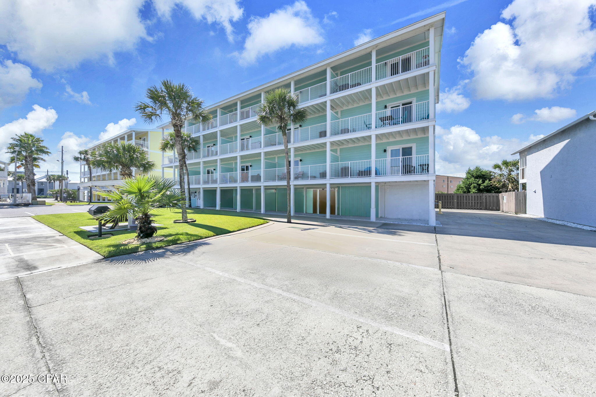 Lowest priced unit in Sand Castles West! Really nice rental ready 1 Bedroom beach condo directly across the street from the Gulf of America with a view of the beach and water from the front balcony. A corner unit that has been updated with new LVP and paint, with new furniture and decor including the patio furniture. This unit is being sold fully furnished with newer appliances and hot water heater. Easy walk to the beach. Back patio has view of the pool. Great turnkey listing to make it your second home or rental investment!