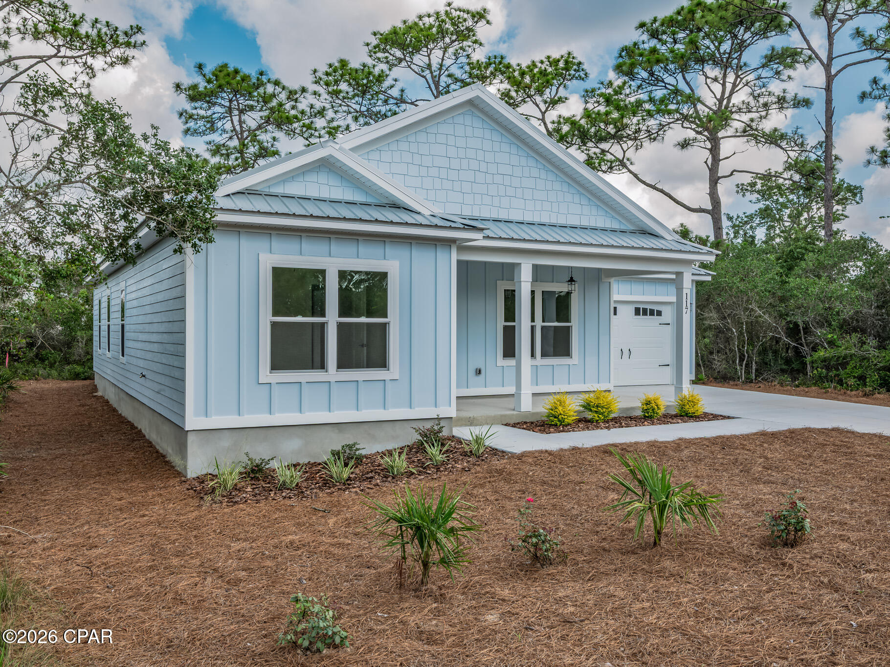 CUSTOMIZE YOUR DREAM HOME ON FLORIDA'S FORGOTTEN COAST!
Imagine building your dream home on a 0.76-acre homesite in the gated waterfront community of St. George's Bluff, where breathtaking views of St. George Sound, peaceful surroundings, and Old Florida charm come together. 

Offered at $525,000, this proposed home-and-land package features the Ibis floor plan by Forgotten Coast Construction, LLC--a thoughtfully designed 3-bedroom, 2-bath home with a 2-car garage, approximately 1,510 heated square feet, open-concept living, covered front and rear porches, and quality craftsmanship throughout. 
Situated high and dry in Flood Zone X, this build-ready homesite is surrounded by the natural beauty of Tate's Hell State Forest while offering easy access to Eastpoint, Apalachicola, Carrabelle, St. George Island, world-class fishing, boating, dining, and pristine Gulf beaches. Community amenities include a private gated entrance, swimming pool, private dock, onsite boat and RV parking, underground utilities, and spectacular water views.
The featured home plan may be customized to suit your lifestyle, and buyers may select finishes and options directly with the builder. Pricing is based on the proposed base plan and is subject to change based on buyer selections, engineering, permitting, site conditions, and final builder pricing. Forgotten Coast Construction offers both cost-plus and fixed-price construction options depending on the buyer's preferences. 
Prefer to build with your own builder? The seller is also willing to sell the vacant lot separately for $105,000, giving you the flexibility to bring your own plans and builder.
Important: Photos, renderings, floor plans, and elevations are for illustrative purposes only and depict a similar home. The residence shown is proposed to be built and has not been constructed on this property. Final home design is subject to buyer selections, applicable permitting, and the Architectural Review Committee approval in accordance with community requirement.