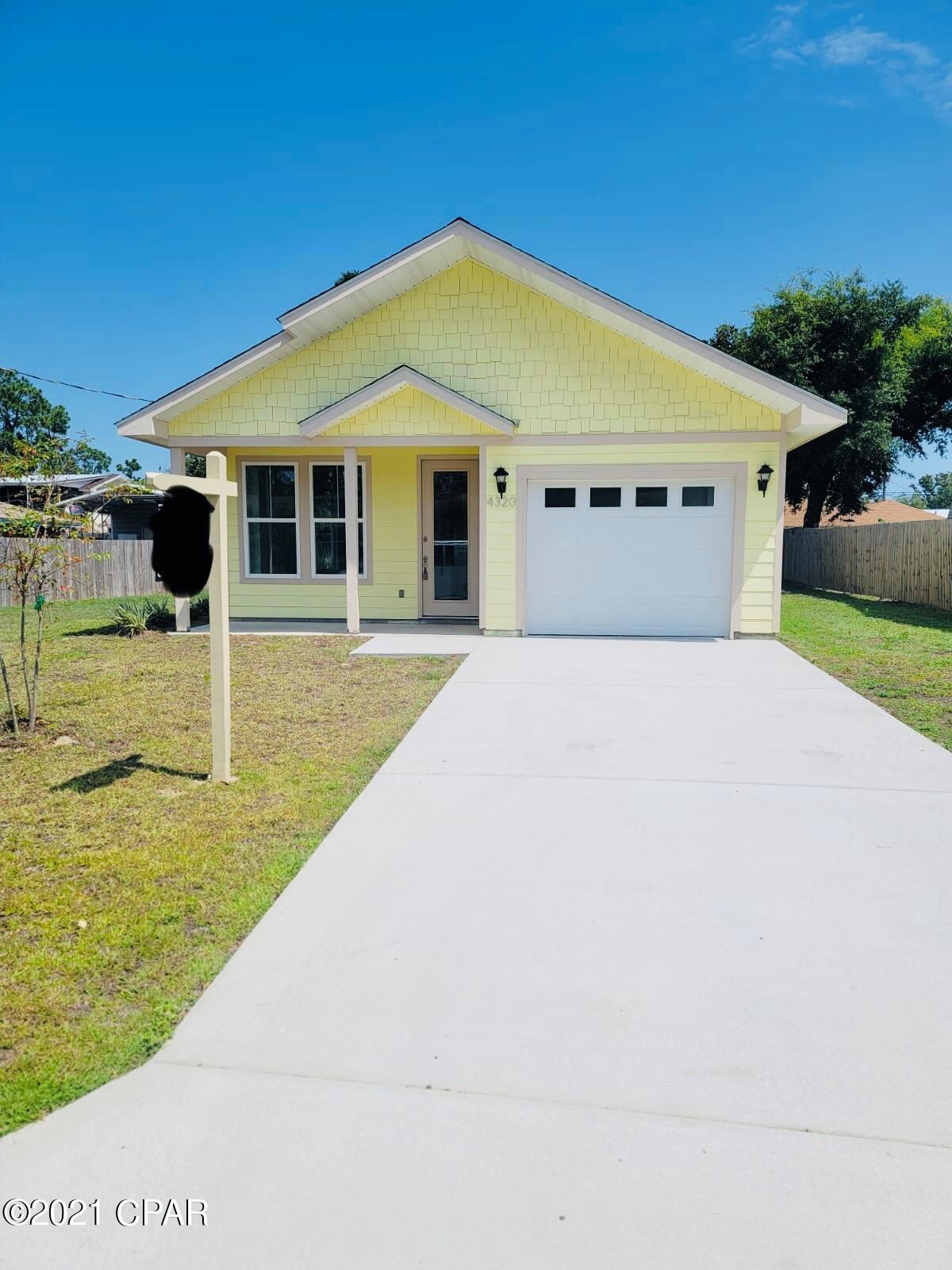 Amazing Beach House in Panama City Beach! Brand New Construction 2021! House Features  4bedrooms, 2bathrooms,  1-car garage, Everything is New, Floors, Bathrooms, A/C, water heater, Roof, Kitchen Appliances, *Be the first* New Home or for your vacation beach home.
