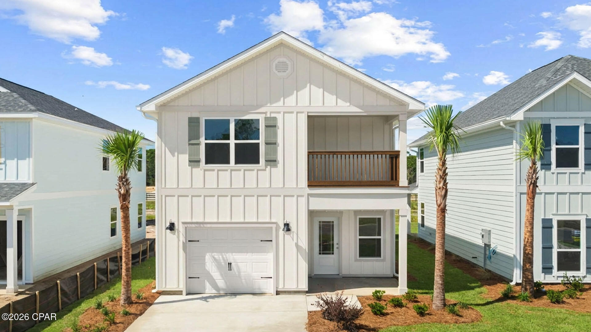 Welcome to 349 Robinson Bluff Road at Colonial East in Panama City Beach Florida. This home is under construction and features the Monroe floor plan. There is a small nook just off the entry and a brightly lit entry hall leading to a grand living space on the main level. The open concept design of the main living area features a kitchen with peninsula bar that has pace for seating. Traditional 9' ceilings grace the living area which opens to the covered back porch. The main level serves as the heart of the home with plenty of space. The interior of this home will include elegant features with a modern flair including a tile backsplash in the kitchen and quartz countertops, EVP flooring throughout creating a seamless transition between rooms. The kitchen is equipped with stainless appliances including a smooth top stove, microwave and dishwasher.

Upstairs you will find all bedrooms and a landing with laundry area and shared bathroom. The Primary bedroom is located overlooking the front lawn and has a private ensuite bathroom. Two large closets are located in the primary bedroom and offer plenty of space for your wardrobe needs. The primary bathroom has the feel of a private oasis with a soak tub and a separate tile shower with glass enclosure. The dual sink vanity offers lower cabinetry for storage. Enjoy a quiet evening on your covered balcony located off the primary bedroom. The laundry room is conveniently located on the second floor. Images are of model home and may include custom design features not available in other homes. Furnishings and decorative items are not included with home.
