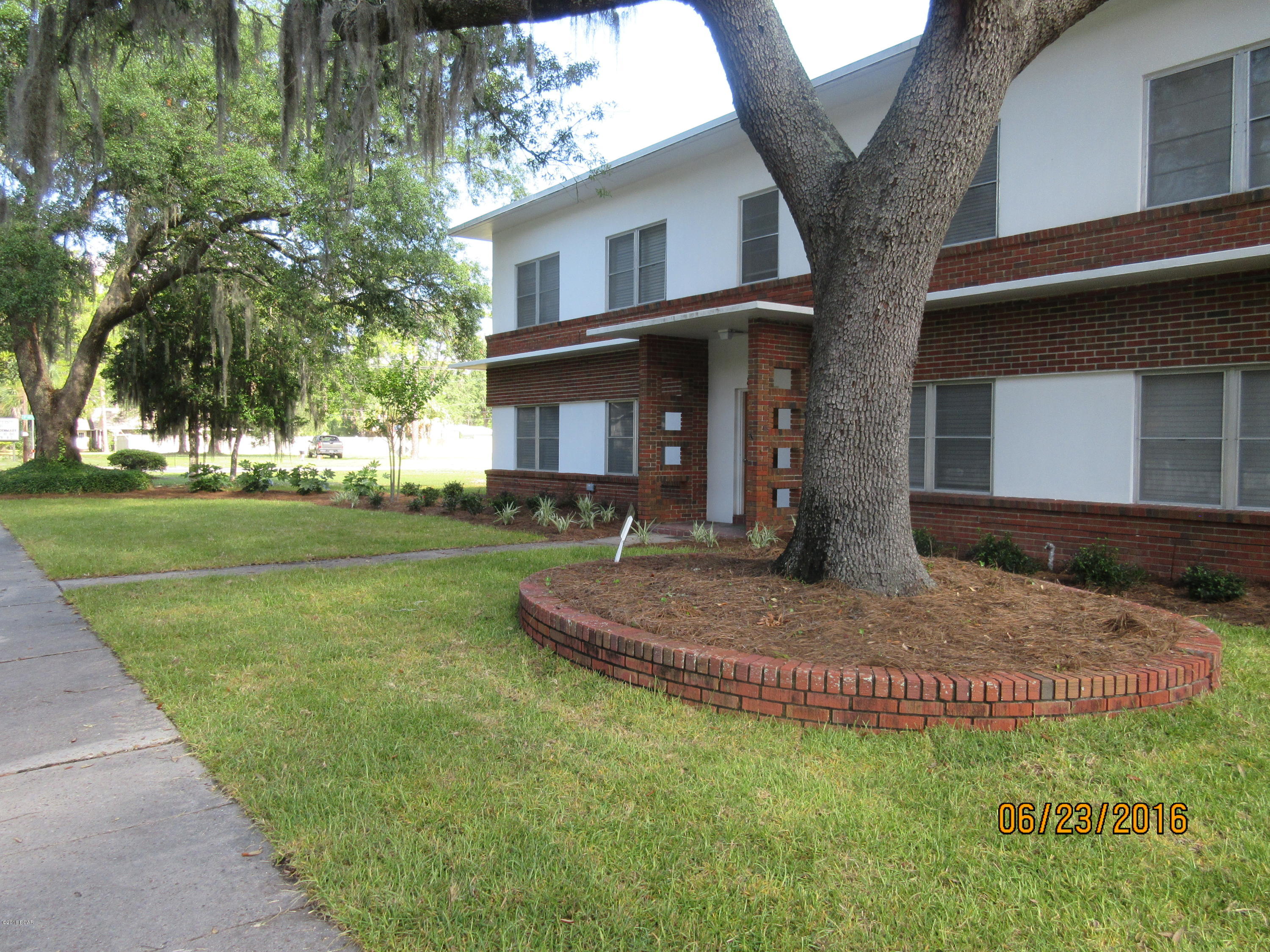 This is an upstairs unit with stainless steel stove, refrigerator & microwave, wood flooring in kitchen/living area and carpet in bedrooms and hallway. There is also a stack washer & dryer included.  This complex is conveniently located and your rent includes water/sewer/garbage. You can make an appointment to view with move in date after Oct. 8th.  Please no pets