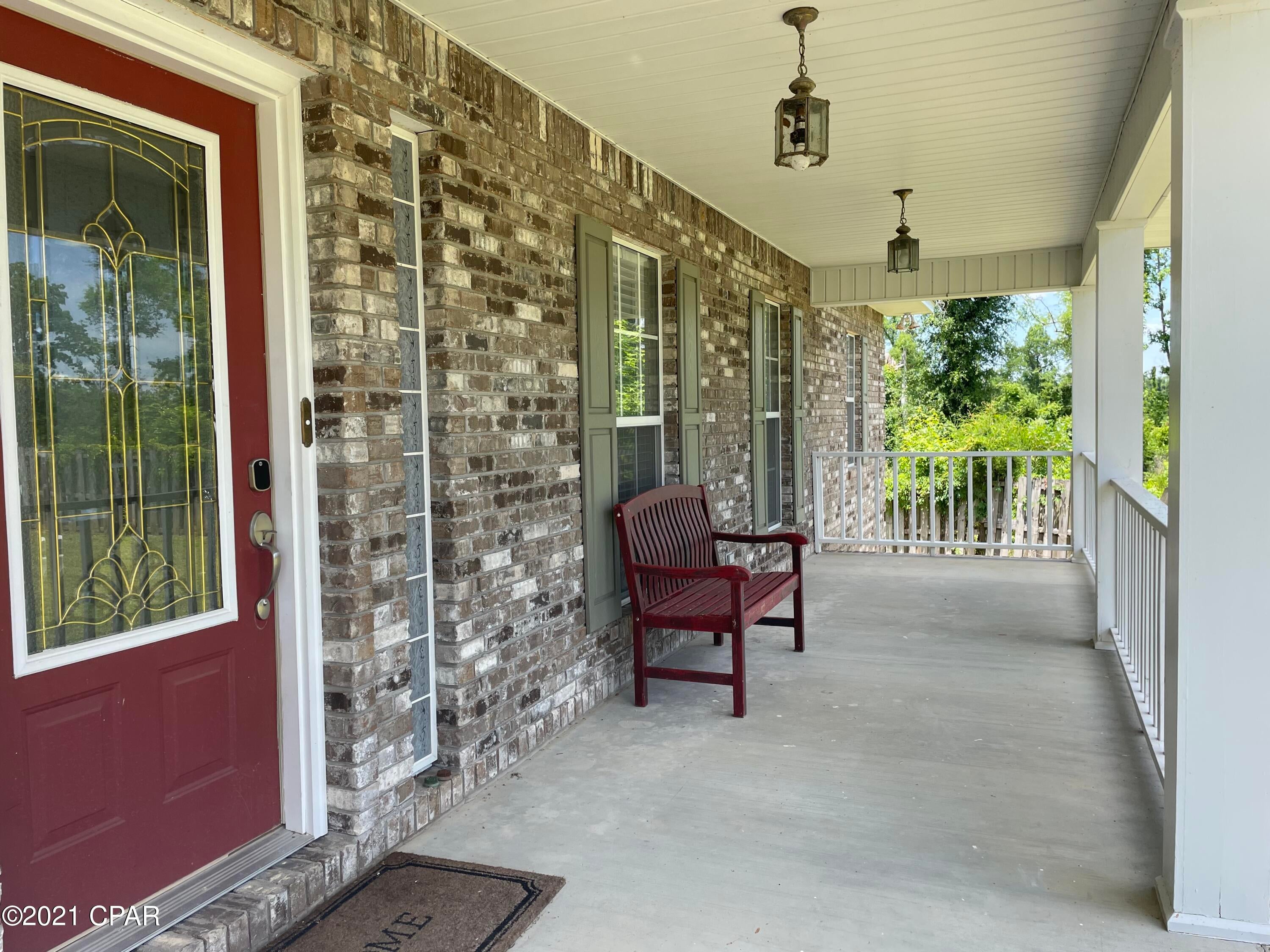 Located in Indian Springs across from Lake Osceola. 3BR/2B, split bedroom plan, NEW ENGINEERED HARDWOOD FLOORING,ROOF,  GRANITE COUNTER TOPS, STAINLESS APPLIANCES IN THE KITCHEN, INTERIOR PAINT, IN GROUND POOL LINER AND MORE!!  All the bedrooms are large, the Master suite is very large with a large walk in closet and big bathroom. the  the open floor plan is great for family or entertaining including a brick gas fireplace, french doors accessing the large rear deck overlooking the back yard and pool. There is an attached 2 car garage PLUS a Detached garage and partially finished pool house (1782 total sq ft) that over looks the in ground pool. the Detached unit has been wired and walled, ready for completion.