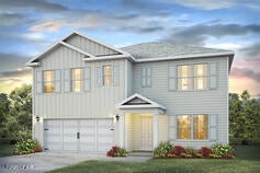 Welcome to the newest phase in Olde Town Village! The Hayden is a 5 bedroom, 3 bath, 2 car garage floorplan. As you enter through the foyer, you

will find a large open living space joined by a gorgeous dining and kitchen area with Whirlpool stainless steel appliances. Bedroom 1 is located on the second

floor of the home and features a bath with a garden tub, separate shower, dual vanity sinks and large walk in closet. Standard features of this home also include; vinyl flooring throughout, carpet on the stairs, hallways, bedrooms, laminate countertops, and traditional 8' ceilings. This home also includes a standard smart home package with Echo Dot device, kwikset keyless entry, Qolsys touch panel and Skybell Doorbell. Pictures may be of similar, but not necessarily of subject property, including exterior and interior colors.

This home is being constructed with the Zip Sheathing system, providing greater protection than a traditional housewrap from
damages due to wind, rain, and extreme weather.