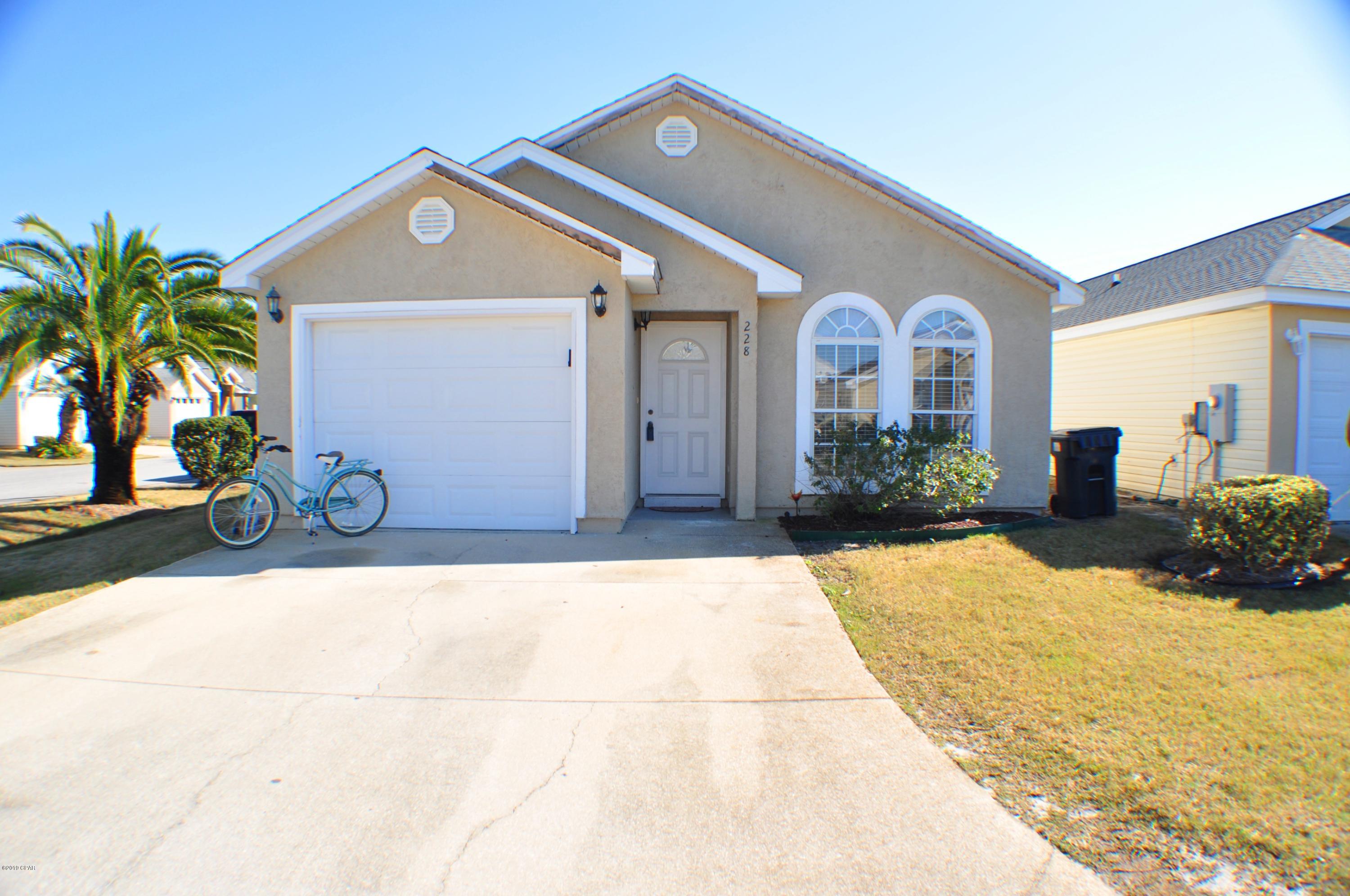 Clean-as-a-whistle and move-in ready home in Palm Cove! This 2BR/2BA beauty is on a corner lot and along with the one car garage, there is extra parking on the side.  The home features tile flooring, fresh paint, the kitchen appliances were replaced in the last couple of years, a high shelf in the living area, the master bath includes a jetted tub, and the home is being sold furnished.  Palm Cove is a quiet community with two swimming pools, gated entry, and the HOA takes care of the lawn and common ground maintenance.   You're also convenient to restaurants, shopping, golfing and the beach!  Great home with lots of space and won't last long!  All info is approx. and must be verified by Buyers if important.