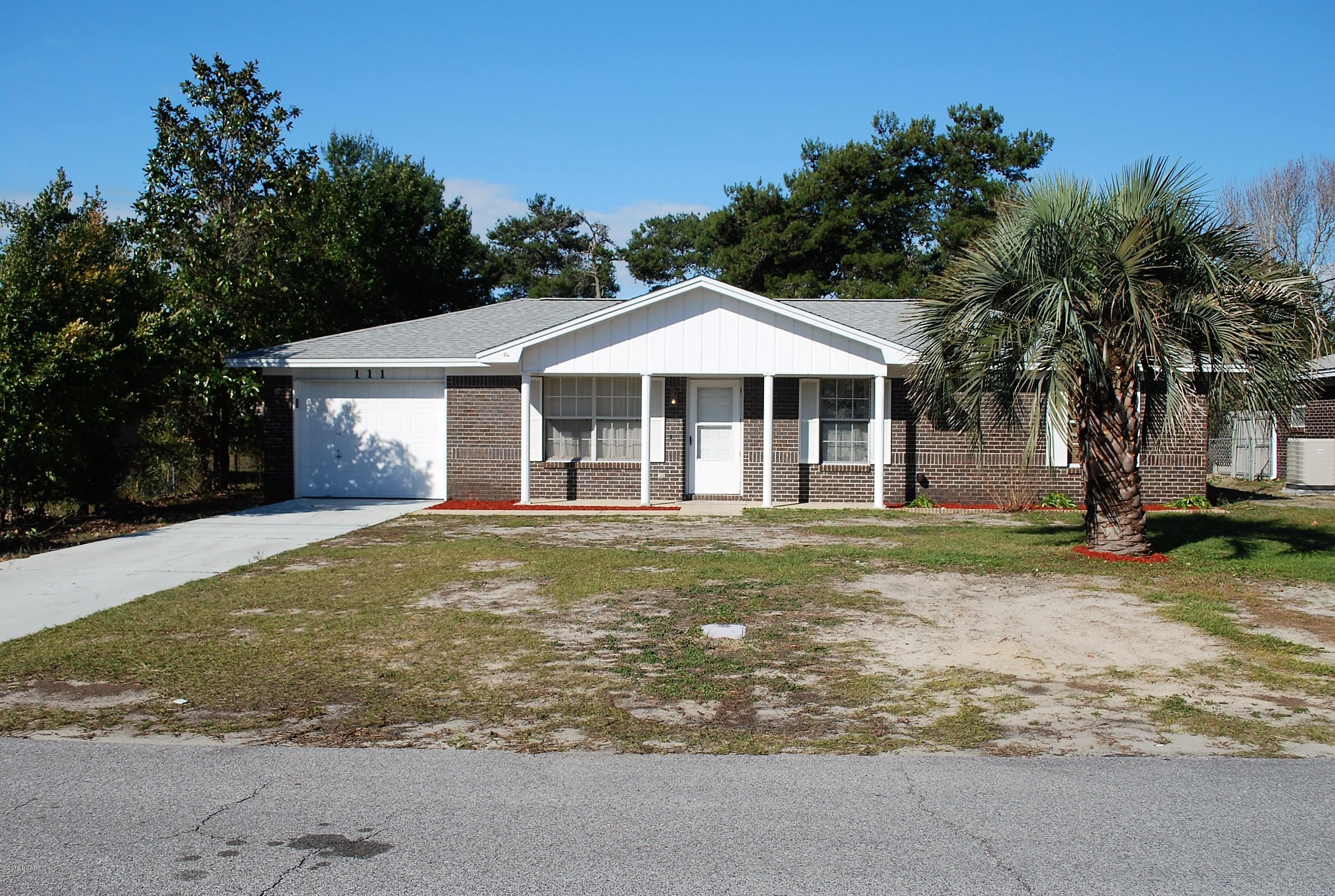 Three bedroom 2 bath home located close to beach and Pier Park. Home has new roof (2016)and new heating and cooling (2015). Carpet and ceramic tile. Great subdivision for beach get away. Age, SF lot and room sizes are approximate. Please verify if important.