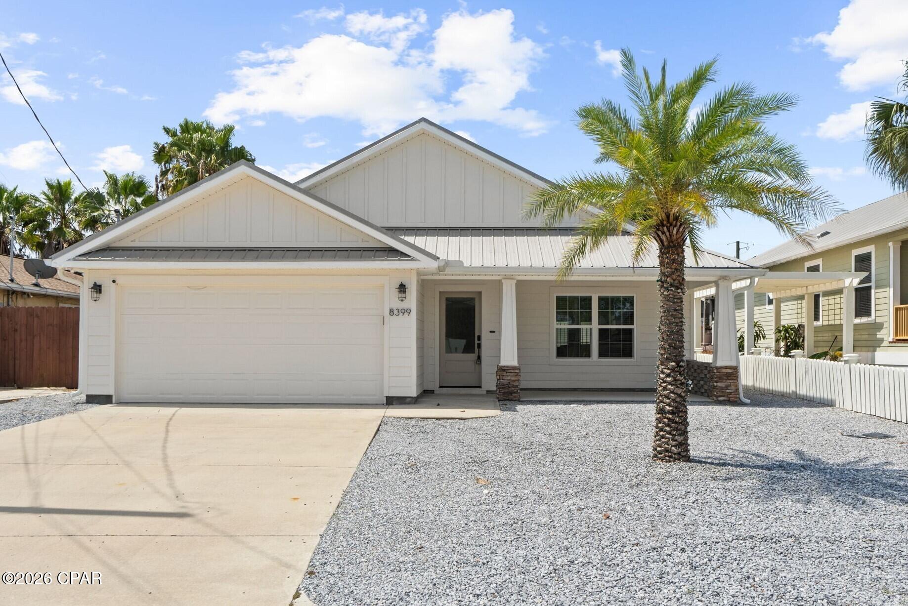 Welcome to this fully remodeled 3-bedroom, 3-bathroom home in the desirable Bel Air neighborhood on the East End of Panama City Beach. The immaculate kitchen features GE Café appliances, an oversized island, coffee bar, and built-in butler's cabinetry, while all three bathrooms feature beautifully updated showers with high-end seamless glass. Outside, enjoy a brand-new pool with brick pavers and a screened-in porch perfect for entertaining. Boaters will love being just minutes from the Dolphin Street and public Grand Lagoon boat ramps, while Public Beach Access 22 is less than 0.4 miles away, approximately a 6-minute walk. Completely updated and ideally located near the beach and boating, this property is a great option for a primary residence, personal beach retreat, or short-term rental investment.