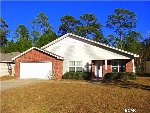 This newly updated home is truly in the heart of Lynn Haven. You will be within minutes to the Post Office, Publix, CVS, Banks, Mosley High School and many different restaurants. Don't let the square footage scare you this home has no wasted space. Great size bedrooms with wonderful closet space, a large living room, large kitchen with breakfast bar and large dining area, let's not forget the laundry room that also has a pantry. Recent updates feature new carpet and a fresh coat of paint throughout home. Age, Square Footage, and room sizes approx., if important please verify.