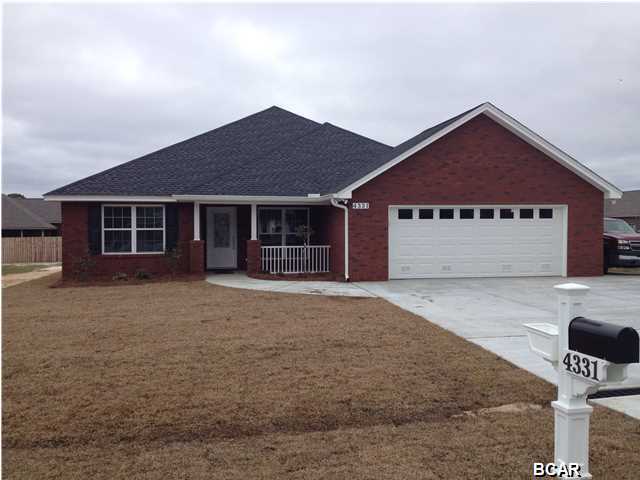 This Fine Built Home by locally renowned builder is 4 bedroom 2.5 bath all brick home that offers master bath with Jacuzzi bath and separate stand upshower with seat and very large walk in closet. The kitchen is a dream with all wood cabinets, solid surface countertops, and stainless steel appliances. There are cabinets in the laundry room. Living room with and electric fire place and crown molding. Home comes with a security system and generator ready electrical outlet with cord. Outdoors there is an open patio, outside shower and sprinkler system. Home is built to 140 MPH wind code. Located at Bylsma Manor Estates with many homes already built and waiting for you to tour today. Ask about No Money Down. If important measurements should be verified.