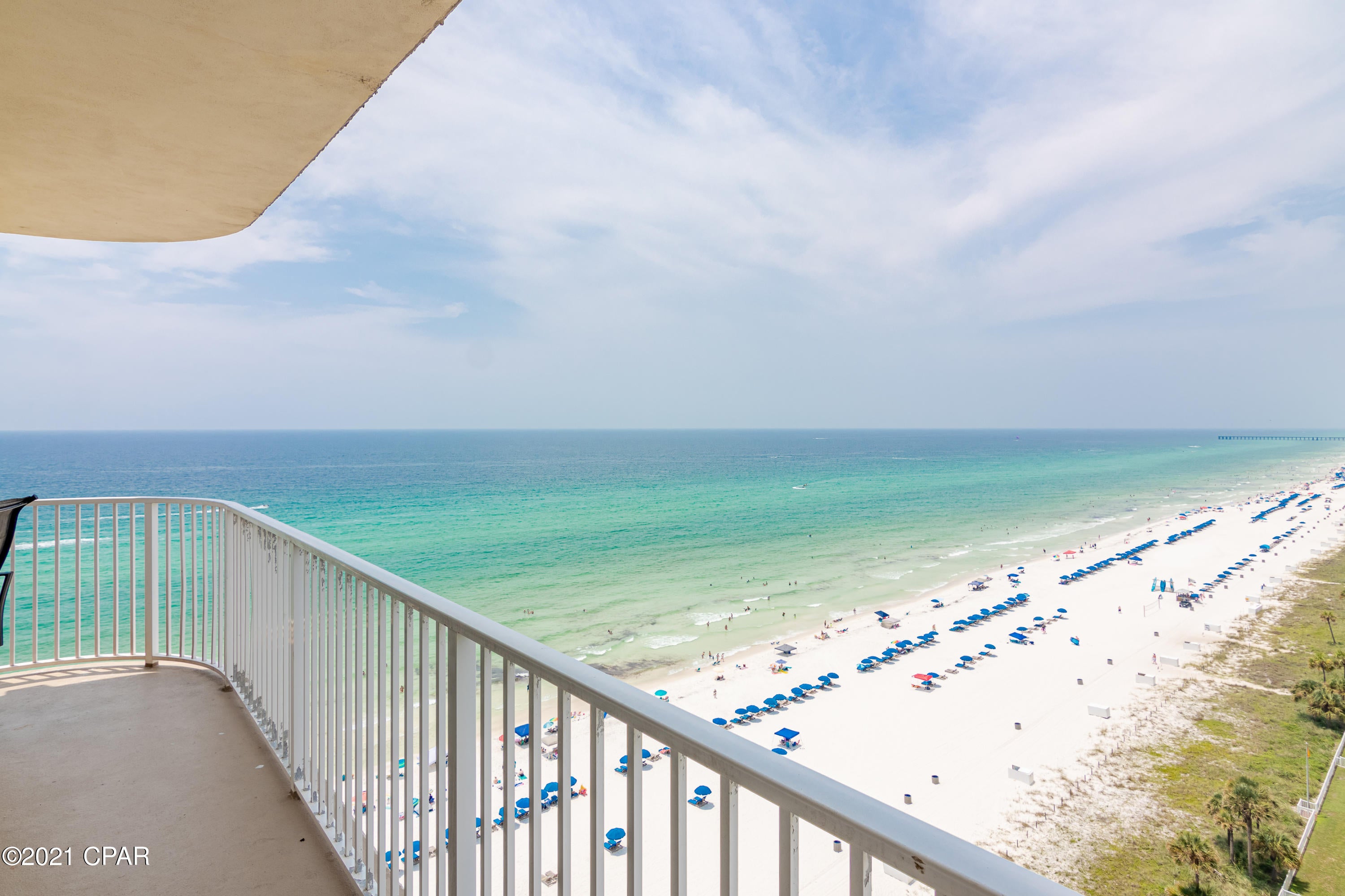 'CURRENTLY UNDER CONTRACT, SELLER ACCEPTING BACKUP OFFERS'Now is your chance to own a Gorgeous corner unit on the West side of  the beautiful Shores of Panama .This 3 bedroom unit is furnished beautifully and is being sold rental ready. The unit has tile throughout, wrap around balcony with amazing views and  my favorite feature is the Gulf front master Bedroom. The Shores of Panama has amazing amenities that include a 14,000+ sq ft pool, an indoor pool, tiki bars, and its sits on the Gulf of Mexico white Sand.This unit comes with a deeded parking spot #611.