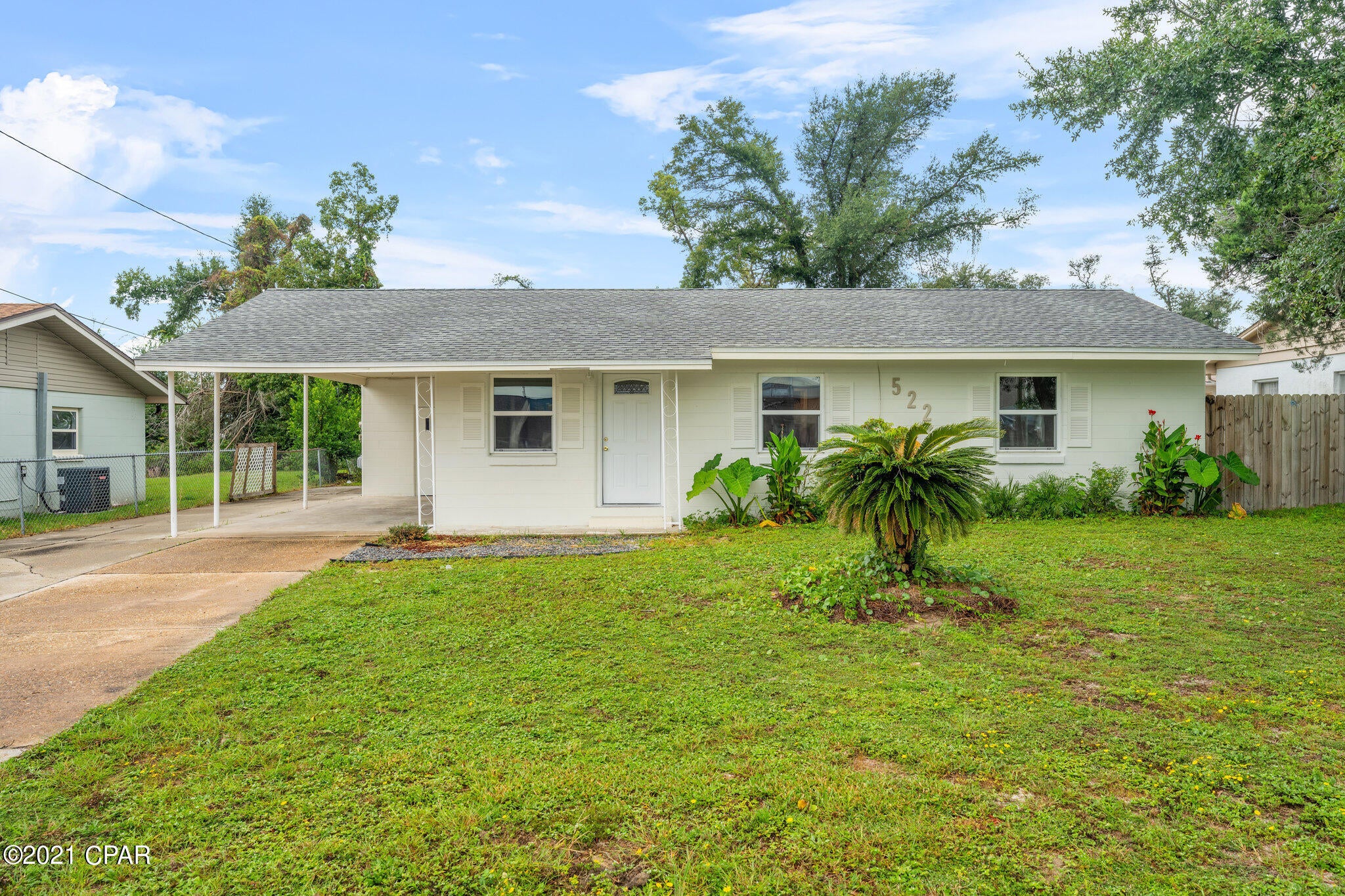 CCURRENTLY UNDER CONTRACT, SELLER ACCEPTING BACKUP OFFERS'. Come see this  Move In Ready remodeled home near Parker Elementary and Tyndall Air Force Base. This home has a  unique floorplan with the master bedroom having 2 additional areas that could be used for another living room and  perhaps a nursery or dressing area. This would be great for a room mate  or mother-n-law option.

The home has been updated with fresh paint, new roof, new windows, new kitchen cabinets, new dishwasher and stove, and the master bathroom has a new tiled walk in shower, cabinet and sink. There is plenty of driveway space with a covered carport. The back yard is great for entertaining with a covered deck and plenty of room for play. Don't miss out on the opportunity to see this home. You will be glad you did!