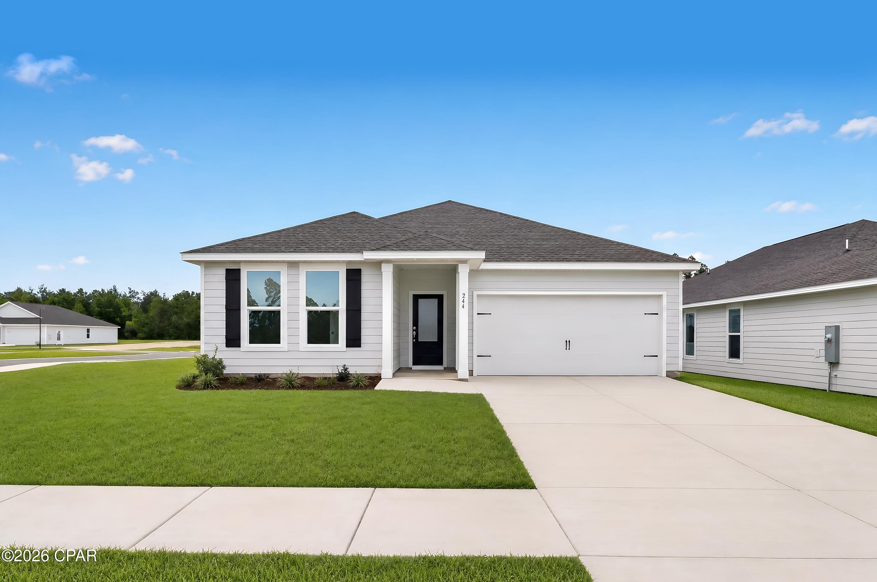 Welcome to Magnolia Ridge, Lennar's newest community in Panama City, offering beautifully designed new homes with modern finishes, quality craftsmanship, and exceptional value.

The Springsteen floor plan features 4 bedrooms, 2 full bathrooms, a versatile flex room, and a 2-car garage. The open-concept layout is designed for comfortable everyday living and entertaining, with a seamless flow between the kitchen, dining area, and family room.

The stylish kitchen features quartz countertops, white shaker-style cabinetry, stainless steel appliances, and ample workspace. The flex room offers endless possibilities as a home office, playroom, fitness space, or hobby room. Step outside to the spacious covered rear porch, perfect for relaxing, entertaining, or enjoying Florida's outdoor lifestyle.

A durable Hardie Board exterior provides timeless curb appeal and low-maintenance convenience.

This home is currently under construction. Photos and renderings are for illustrative purposes only. Actual colors, finishes, features, and options may vary.

Schedule your private tour today and ask about current builder incentives.

Information is deemed reliable but not guaranteed. Buyer or buyer's agent should verify all information. Prices, features, and availability are subject to change without notice.