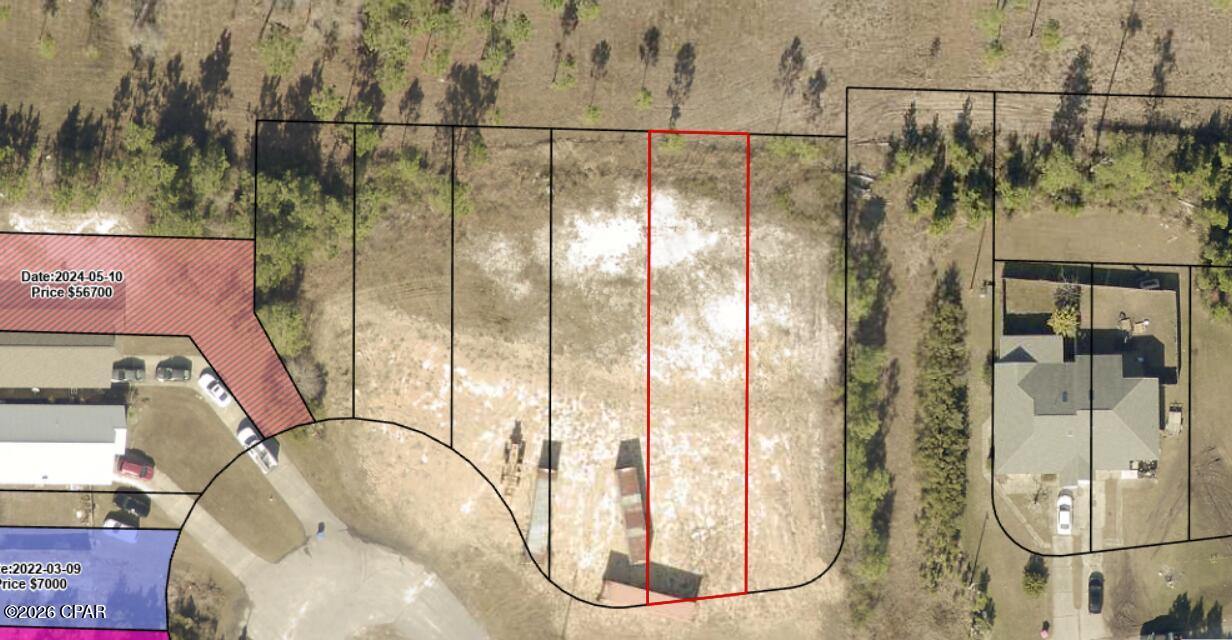 Build your dream home on this 0.174-acre vacant lot located at 11825 Raintree Drive. Conveniently situated near shopping, dining, and Tyndall Air Force Base. Adjacent lots are also listed for sale, offering the opportunity to purchase additional land. Buyer to verify zoning, dimensions, utilities, and building requirements.
