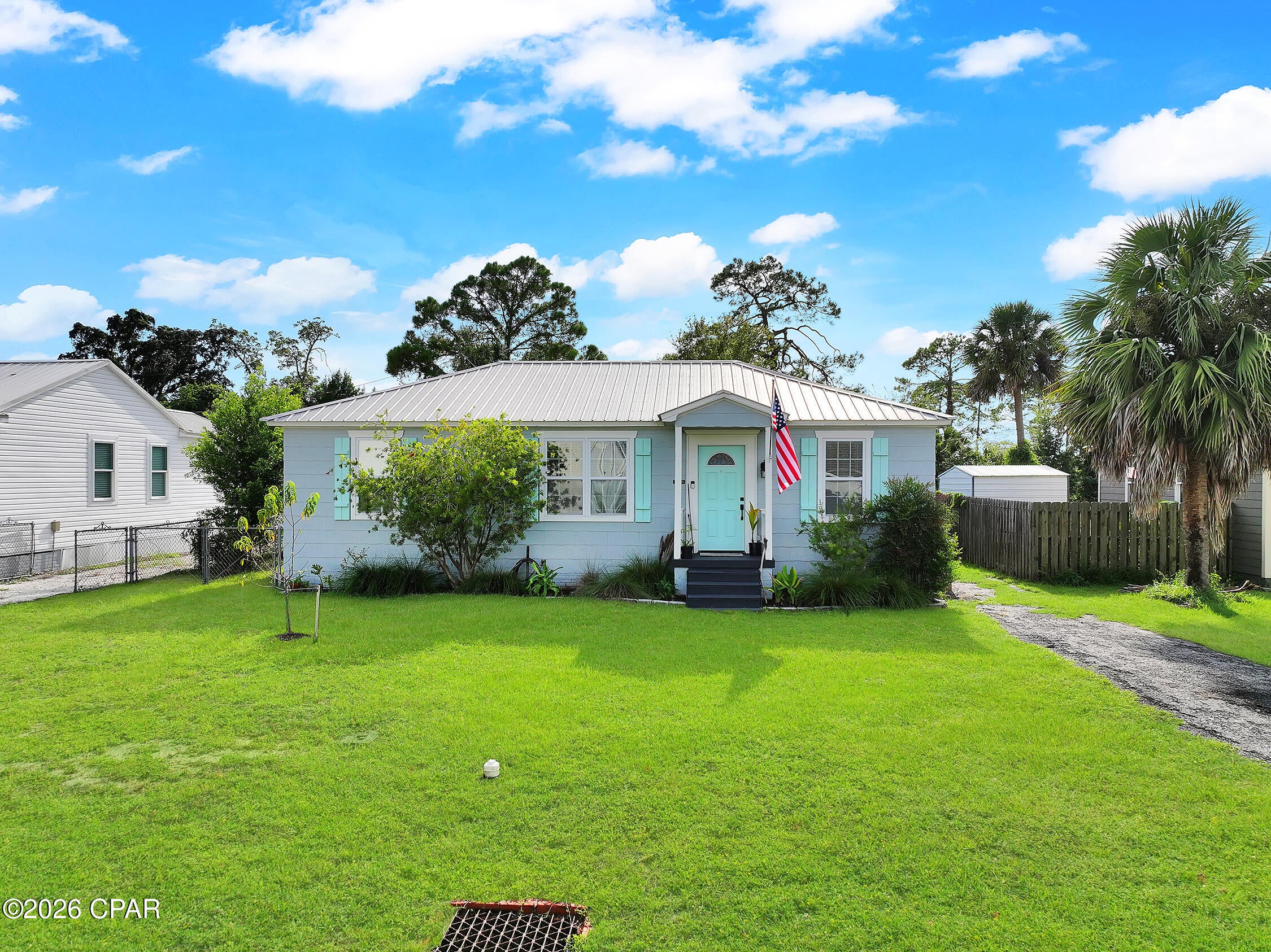 Completely upgraded family home located in the heart of Port St. Joe. This beautiful home had a top-to-bottom makeover with new paint, floors, appliances, spray foam, HVAC, electrical/plumbing, trusses, sub-floor & lighting, nothing was left untouched in 2019. The property offers an inviting open concept living area with a modern kitchen complete with a breakfast bar and stainless steel appliances. The large master bedroom with cozy guest rooms make this the perfect family home, or coastal getaway. The large back yard - fully fenced gives rooms to park your boat or RV & has a storage shed with 100 amp panel that would make a great workshop. The location of this property is well sought after with close proximity of schools, the Bay, shopping, and dining all things Port St. Joe. With no HOA fees, this home may be the one for you.