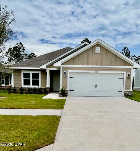 Experience the ideal balance of style, durability, and everyday comfort in this well-appointed 3-bedroom, 2-bath home. The open-concept layout offers a seamless flow, highlighted by a spacious vaulted family room perfect for relaxing or entertaining. Quality craftsmanship is evident throughout, featuring durable Hardie® ColorPlus® siding, elegant quartz countertops in the kitchen and bathrooms, and low-maintenance luxury vinyl plank flooring.

The property is enhanced by a beautiful mature tree and established landscaping, providing both charm and privacy. Conveniently located within walking distance to Majette Park, residents can enjoy a free disc golf course, scenic walking trails, playground areas, and planned future amenities that continue to enhance the community's appeal.
Colors may vary and photos may be ai enhanced