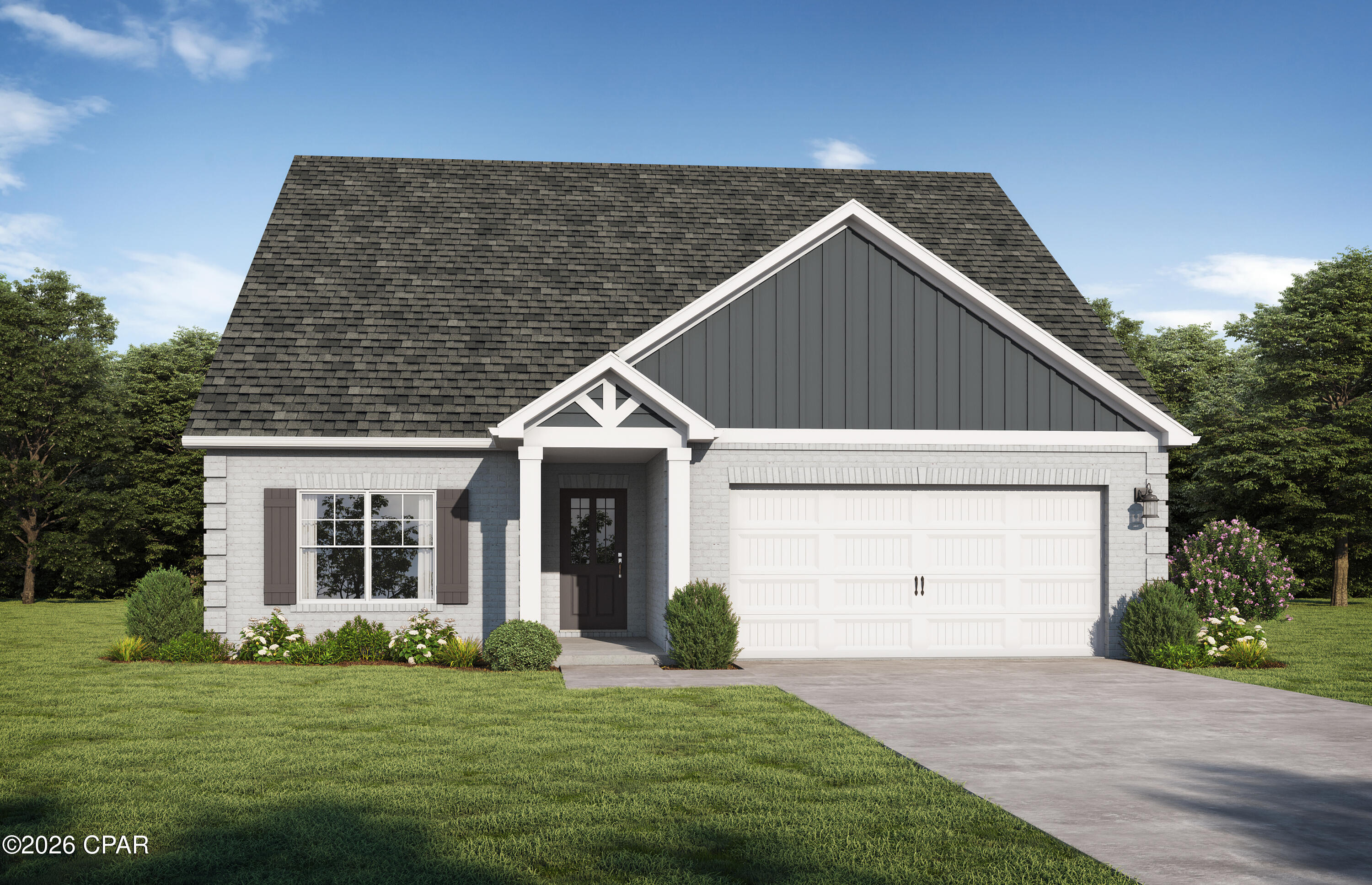 The Milton II by Valor Communities is the perfect home for a busy household. This layout features five bedrooms and four full baths, including a private primary suite and a convenient first-floor guest bedroom. The versatile second level includes an additional bedroom and a large bonus room, serving as a second living space or playroom. The main floor centers around an open-concept kitchen and family room, while the charming covered porch offers a peaceful spot to relax. Complete with a two-car garage, this home provides the space and function your household needs. 
Visuals feature a similar home for inspiration. Pricing is the base starting point; final price based on features selected.