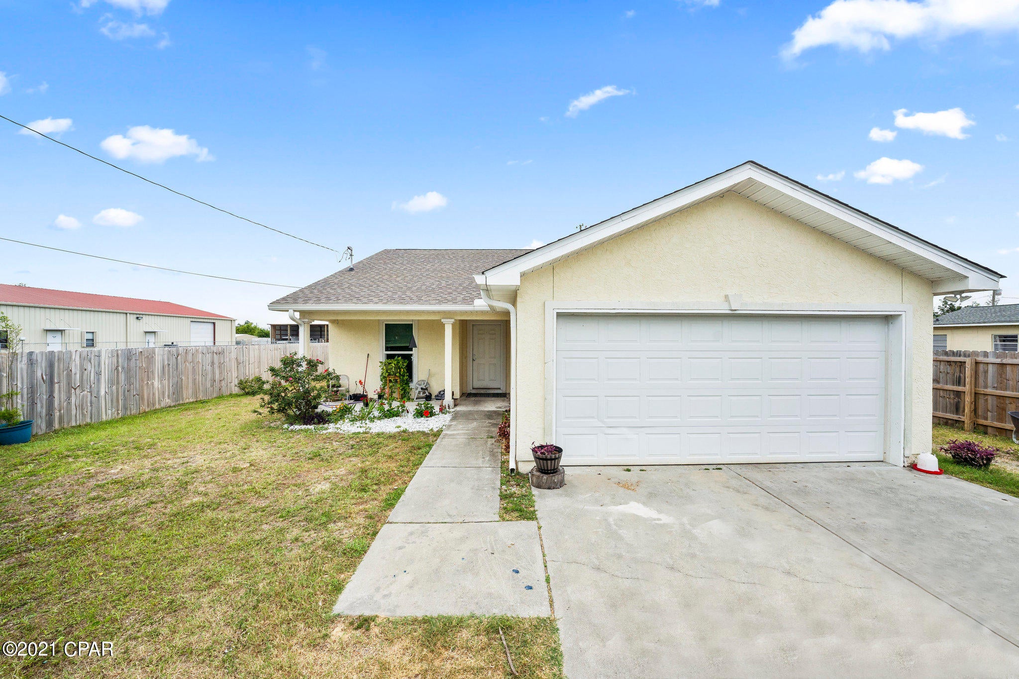 'CURRENTLY UNDER CONTRACT, SELLER ACCEPTING BACKUP OFFERS' 

Welcome Home! This charming 2011 3BR/2BA home approx. 1,403 sqft is centrally located to Tyndall Air Force Base, boat landings, shopping, parks, restaurants and more. Interior features includes a split bedroom plan, large living room/dinning room, spacious kitchen includes a pantry, laundry room, lots of storage to include an oversized coat closet and linen closet, a large master bedroom, master bath features a walk-in tile shower and a walk-in closet. The exterior has a new roof, partial privacy fence yard and a nice screened in patio. Don't miss this amazing home, call your favorite Real Estate Professional today and come see this beauty! Verify all dimensions, and information if important. Seller will give a $1,500.00 painting allowance with acceptable offer.