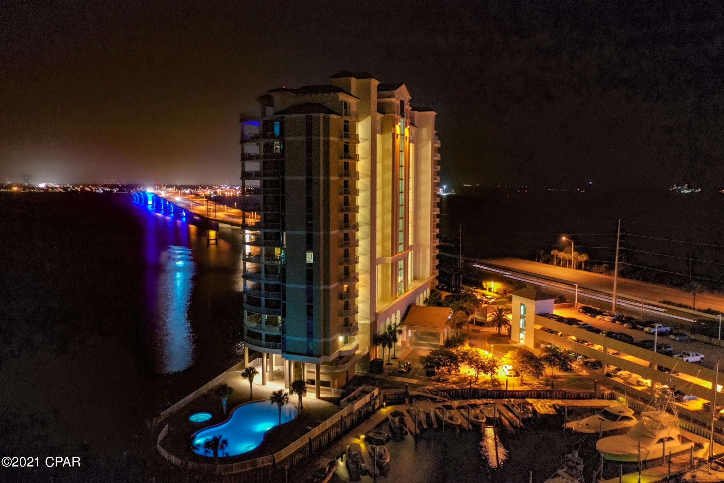 CURRENTLY UNDER CONTRACT, SELLER ACCEPTING BACKUP OFFERS* Bay County's favorite condo building for full time residents, Marina Landing, offers a stellar view and an easy trip to the beaches or into Panama City. Enjoy the convenience of this first floor two bedroom unit and say goodbye to waiting for an elevator. Gorgeous unit with a parking spot included at a convenient location. Come see it before it is gone! No short term rentals allowed. VA approved!!