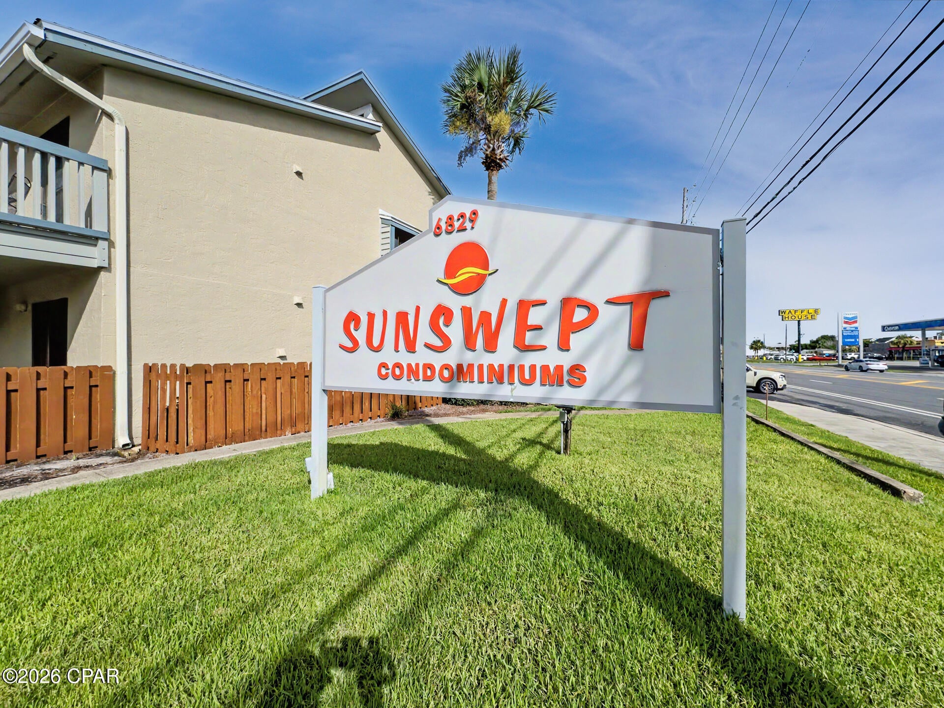 Coastal Charm + Investment Ready Welcome to your perfect Panama City Beach retreat or income-producing gem! This well maintained 1-bedroom, 1-bath condo is tucked within the sought-after Sunswept community, just steps from the sugar-white sands and sparkling shoreline. Beautifully furnished and updated. Australian bamboo wood floors, freshly painted, newer HVAC and water heater, this turnkey unit is ideal for investors or anyone looking to enjoy beach life. Enjoy your morning coffee from the private balcony, let the kids splash in the pool, or take a quick walk down the boardwalk to the world's most beautiful beaches. Whether you're buying for personal use, a weekend escape, or rental cash flow, this condo blends comfort, convenience, and coastal charm.  This is a must see!  Sunswept amenities include a pool, clubhouse, beach access, laundry, and BBQ grills. Dimensions are approximate.