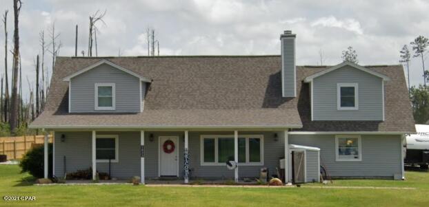 Large custom 4 bedroom home with a 18X15 bonus room. There are two bedrooms downstairs with the Master and additional bedroom upstairs. As you walk up the stairs, you are greeted by a large loft which could easily be a family room. All bedrooms are large and plenty of closet space. The kitchen is tiled with a breakfast bar and large dining area. Lots of custom upgrades make this home a must-see! Close to Tyndall AFB, Mexico Beach and so much more!