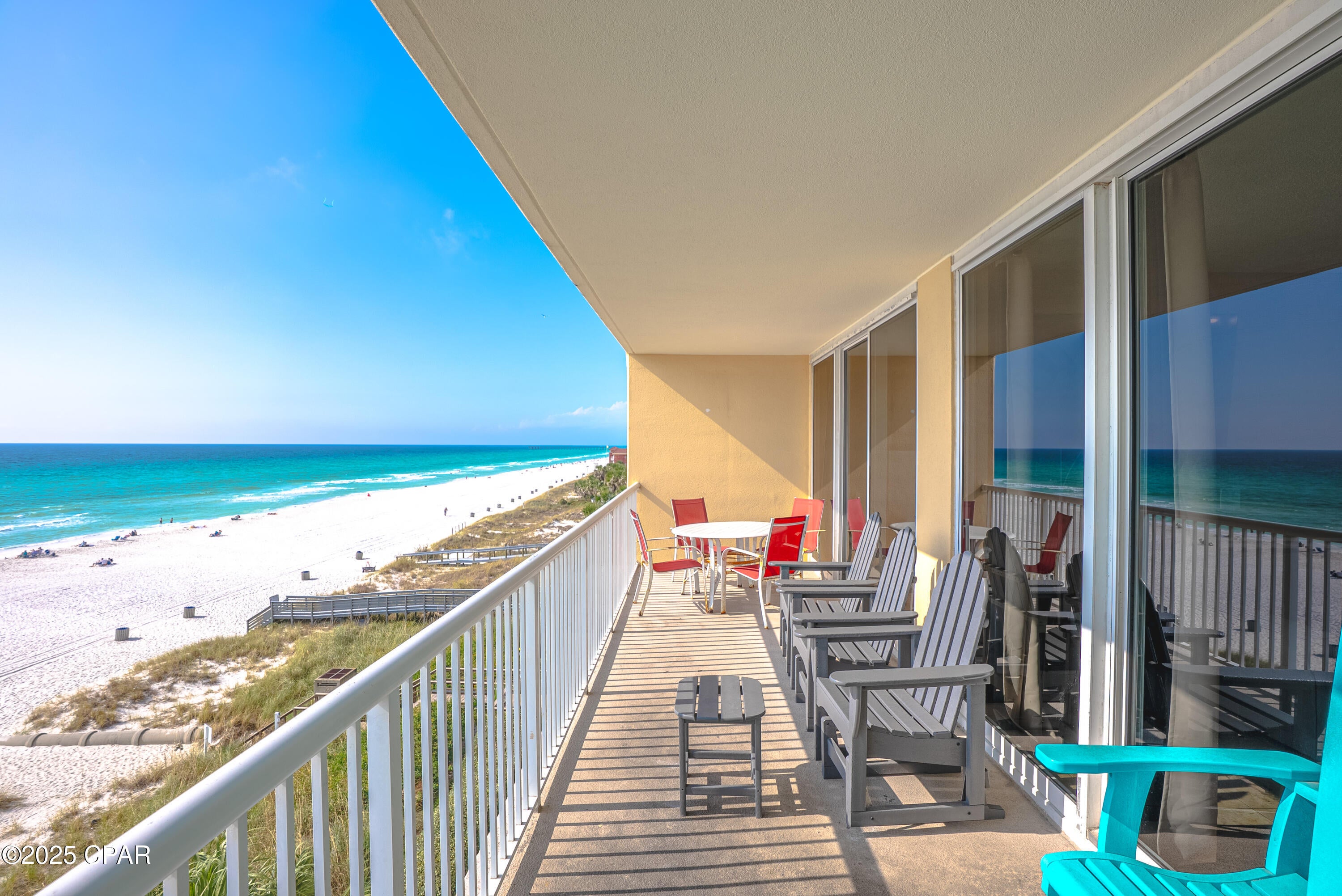 Gorgeous Sunset Views - West Tower, Majestic Beach Resort

Experience luxury coastal living at its finest in this stunning Plan ''B'' unit located in the West Tower of Majestic Beach Resort. Ideally situated on the 4th floor--perfectly elevated for breathtaking Gulf views without being too high or too low--this spacious 4-bedroom, 3-bath residence offers the best of both comfort and style.

Designed with an open-concept layout, the home showcases beautiful neutral furnishings and a bright, airy atmosphere perfect for both family living and high-end vacation rentals. The living area and master suite both overlook the Gulf, featuring floor-to-ceiling windows that frame unobstructed sunset views you'll never forget.

Each of the three main bedrooms enjoys its own private en suite bathroom, while the master bath provides a spa-like retreat complete with a jetted soaking tub and separate shower.



Outdoor Living: Enjoy your morning coffee or evening cocktail on the roomy balcony, the perfect spot for relaxing and taking in the beachy atmosphere.

🏝️ World-Class Resort Amenities
Majestic Beach Resort is renowned for offering some of the best amenities on the coast, ensuring an unforgettable vacation experience:

Pools Galore: Access to a heated indoor pool, multiple outdoor pools, and dedicated kids' pools.

Recreation: A fully equipped fitness center, owner's lounge, movie theater, and convention center.

Majestic Beach Resort offers some of the best amenities on the coast, including a fully equipped fitness center, movie theater, convention center, owner's lounge, indoor heated pool, and multiple outdoor pools for both adults and kids.