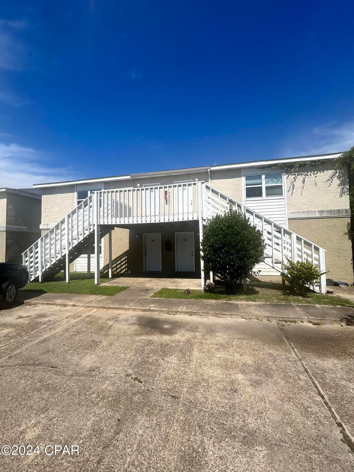 Spacious newly renovated 2 bedroom 2 bath quadplex 1st floor unit centrally located in the heart of the much desired Springfield community. Updated fixtures, ceramic tile throughout the entire home, spacious kitchen with a backsplash layout, washer and dryer hookup included. All property sizes and ages are approximate, please measure and/or verify if important. School assignments are subject to change, please check with Bay County for most accurate information. Deposit is the same as one month's rent. Pets not allowed.